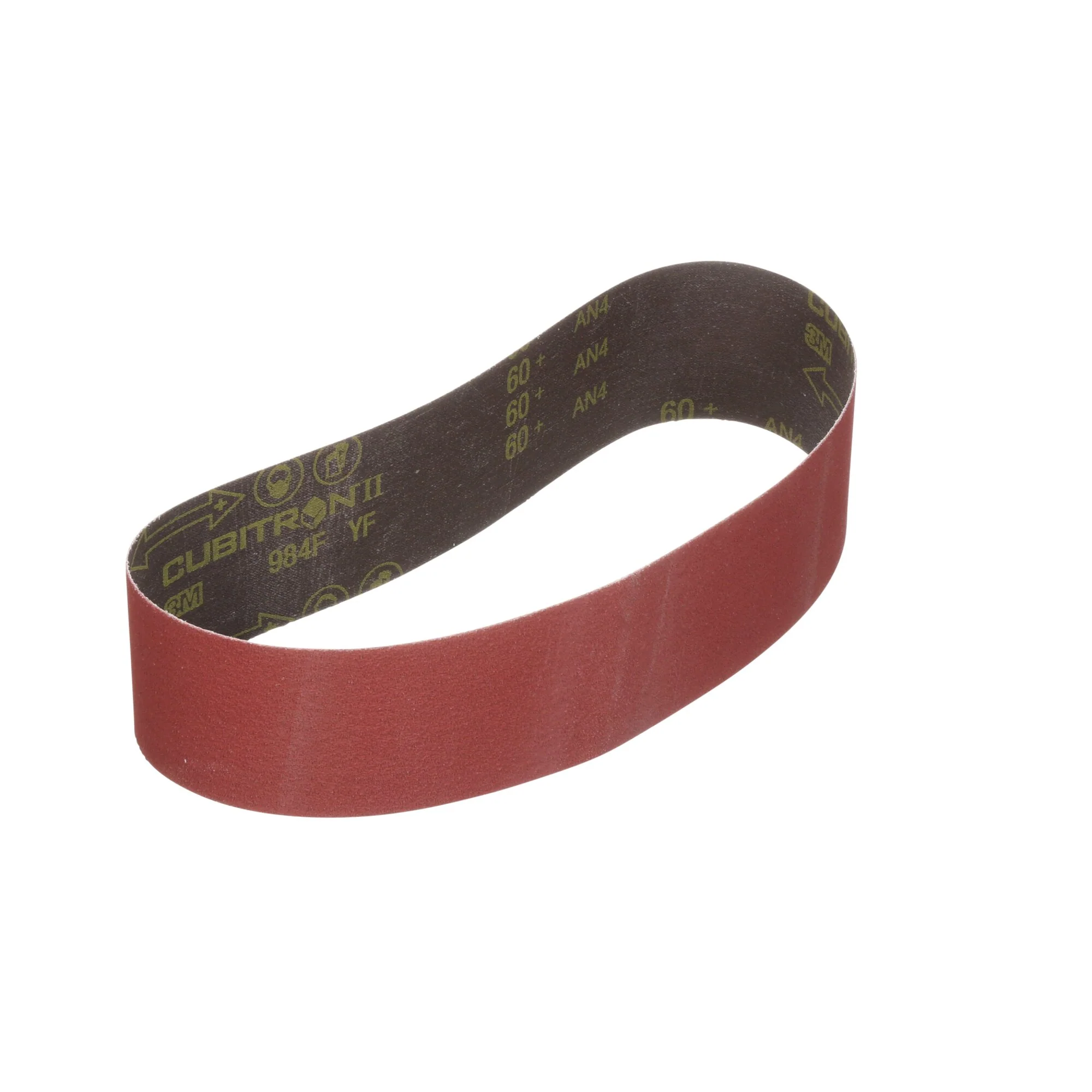 3M Cubitron II Cloth Belt 984F, 80+ YF-weight, 3-1/2 in x 132 in,Film-lok