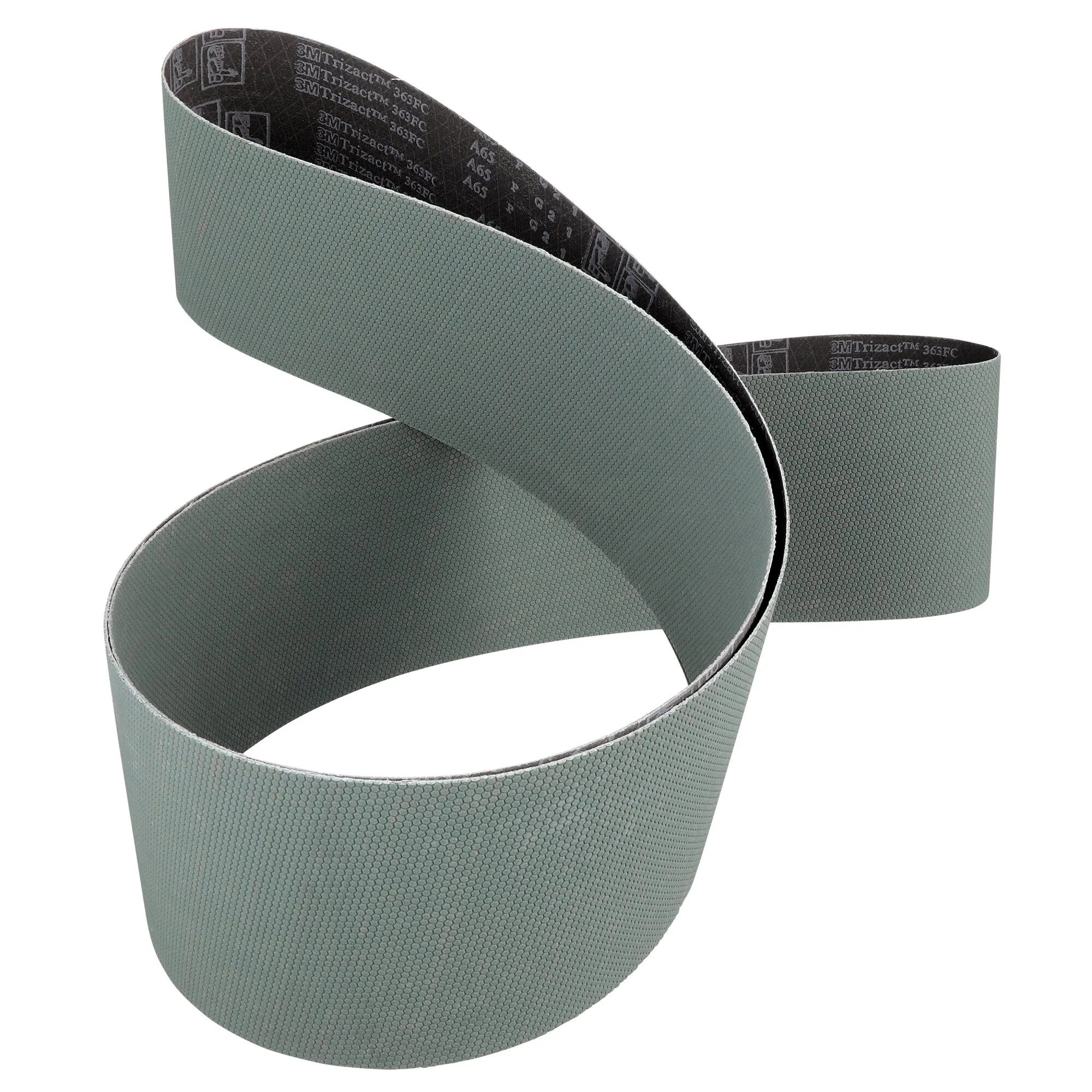 3M Trizact Cloth Belt 363FC, A65 YF-weight, 19 in x 60 in, Film-lok,Full-flex - Image 2
