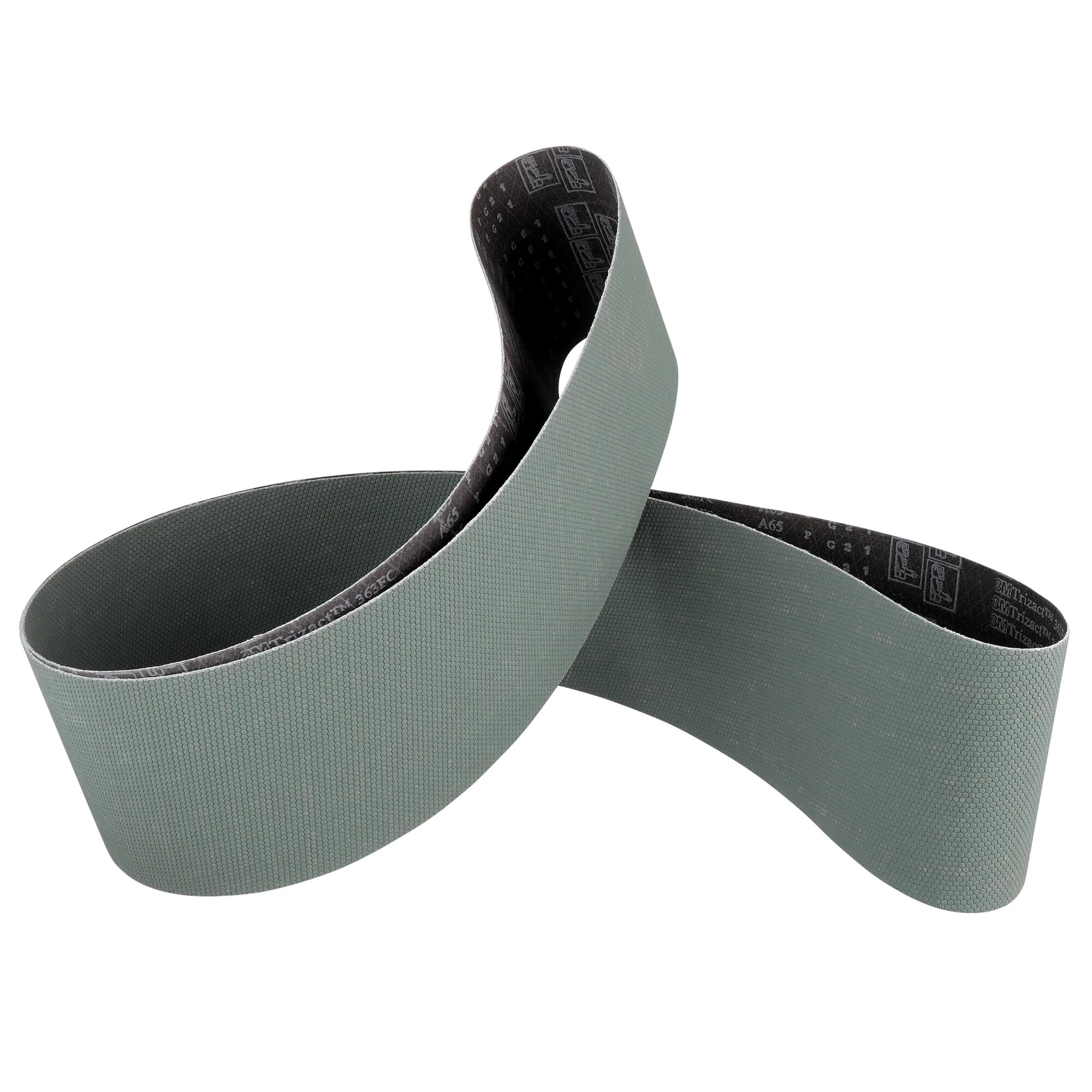 3M Trizact Cloth Belt 363FC, A65 YF-weight, 19 in x 60 in, Film-lok,Full-flex - Image 3