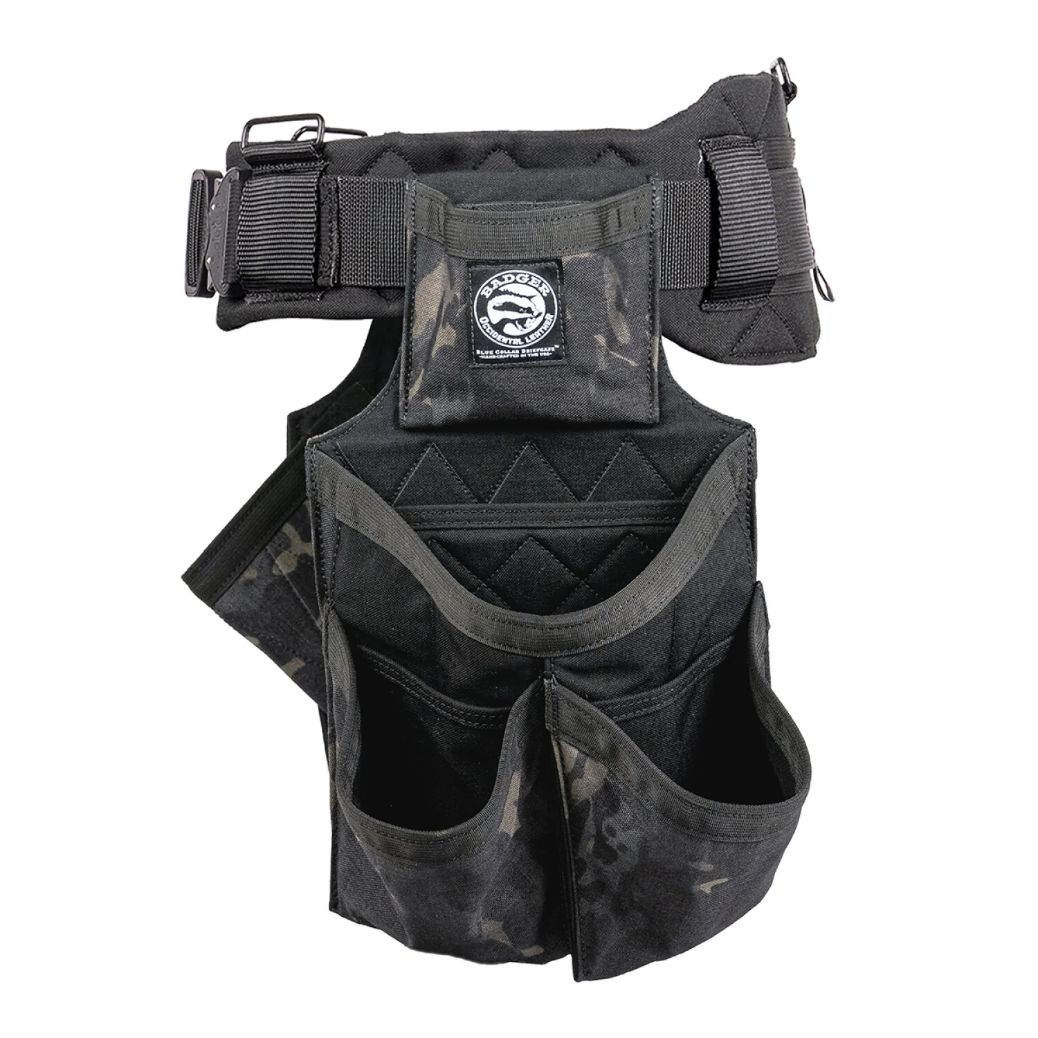 Badger 461061 M Side-by-Side Carpenter Black Camo Belt - Medium - Image 3
