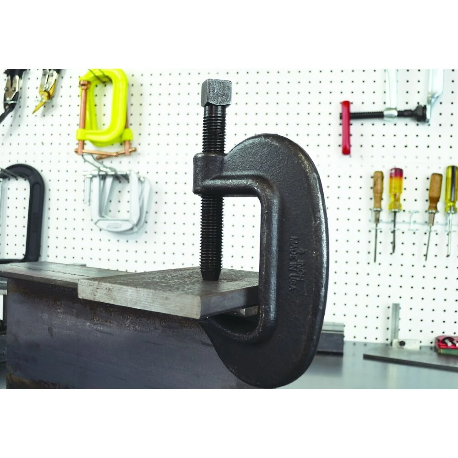 Bessey B-HS 3 C-clamp, drop forged, heavy service, 3-5/16 In. x 2 5/16 In., 16250 lb - Image 2