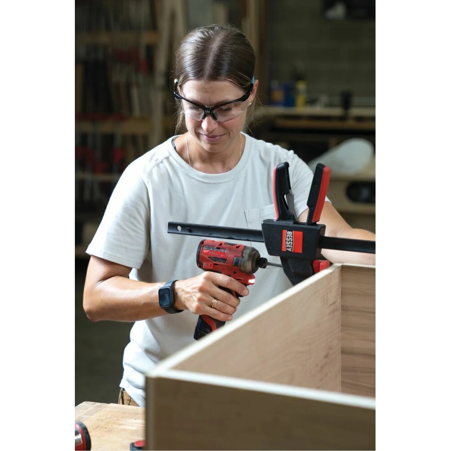 Bessey EHKM06 Medium Trigger clamp, 100 lb, 6" x 2-5/16" - Image 20
