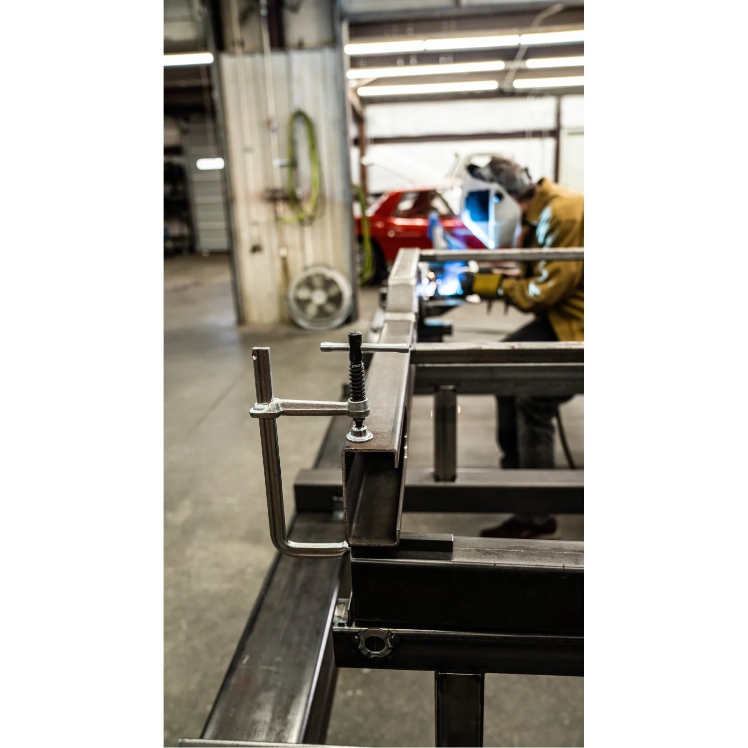 Bessey GS30K Clamp, welding, F-style, crimped on swivel pad, 12 In x 5.5 In., 1200 lb - Image 10