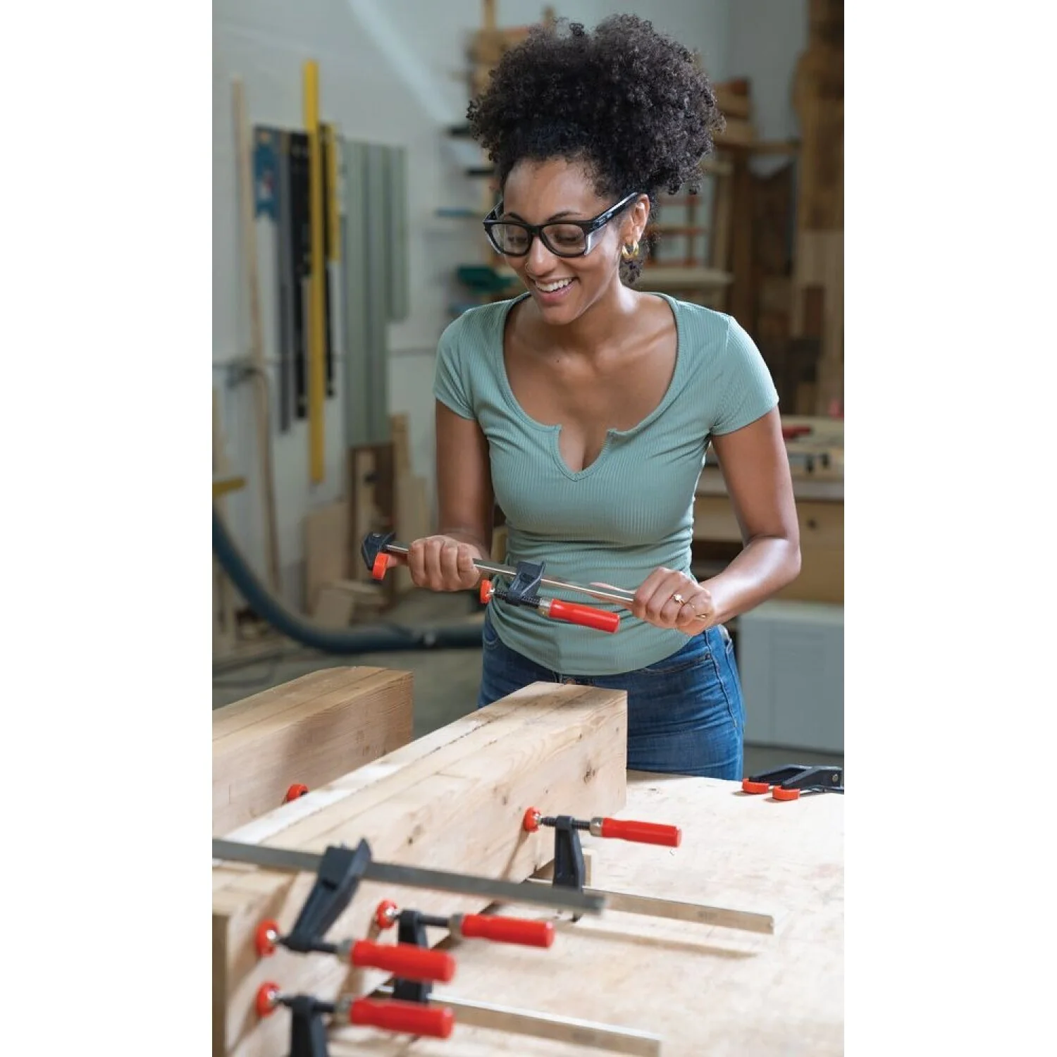 Bessey GSCC3.524+2K Clamp, clutch style, 2K handle, 3.5 In. x 24 In., 1000 lb - Image 5
