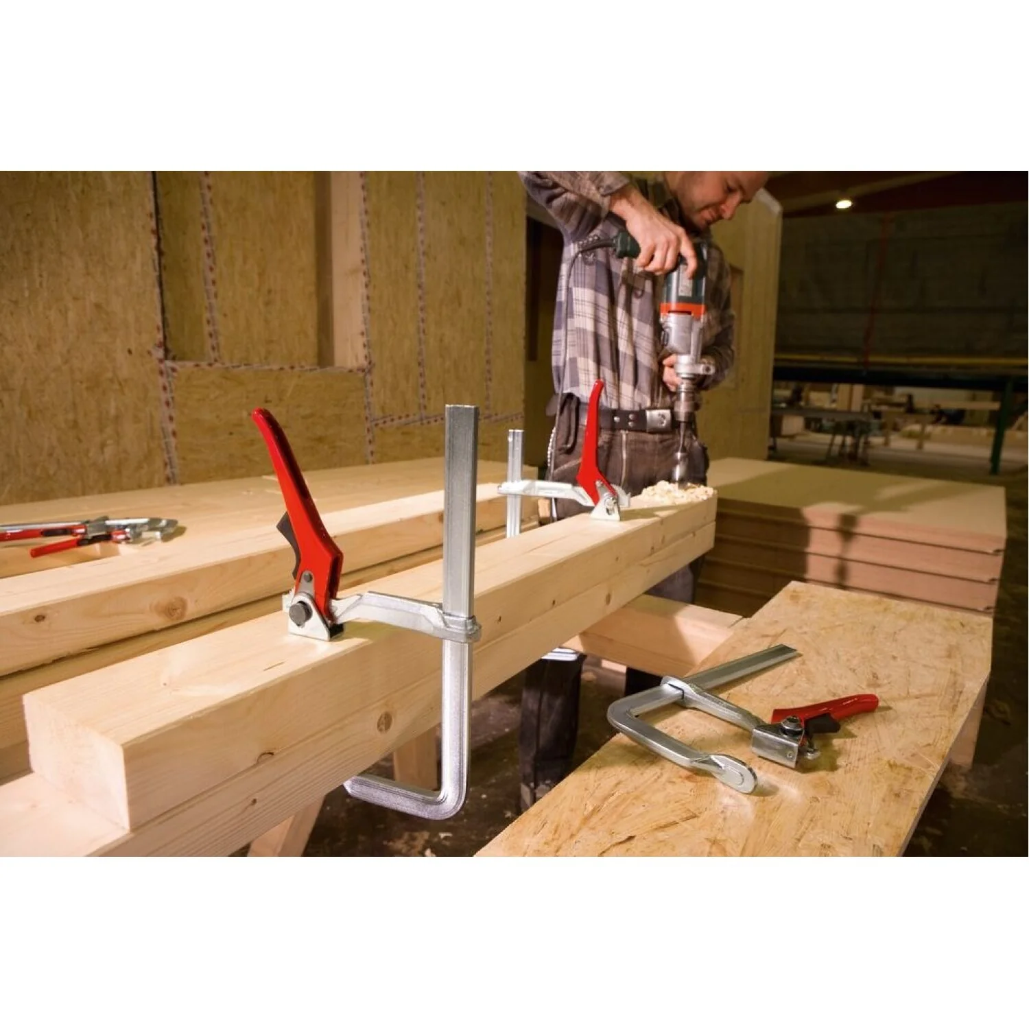 Bessey LC8 Clamp, welding, lever-style, 8 In. x 4 In. , 660 lb - Image 2