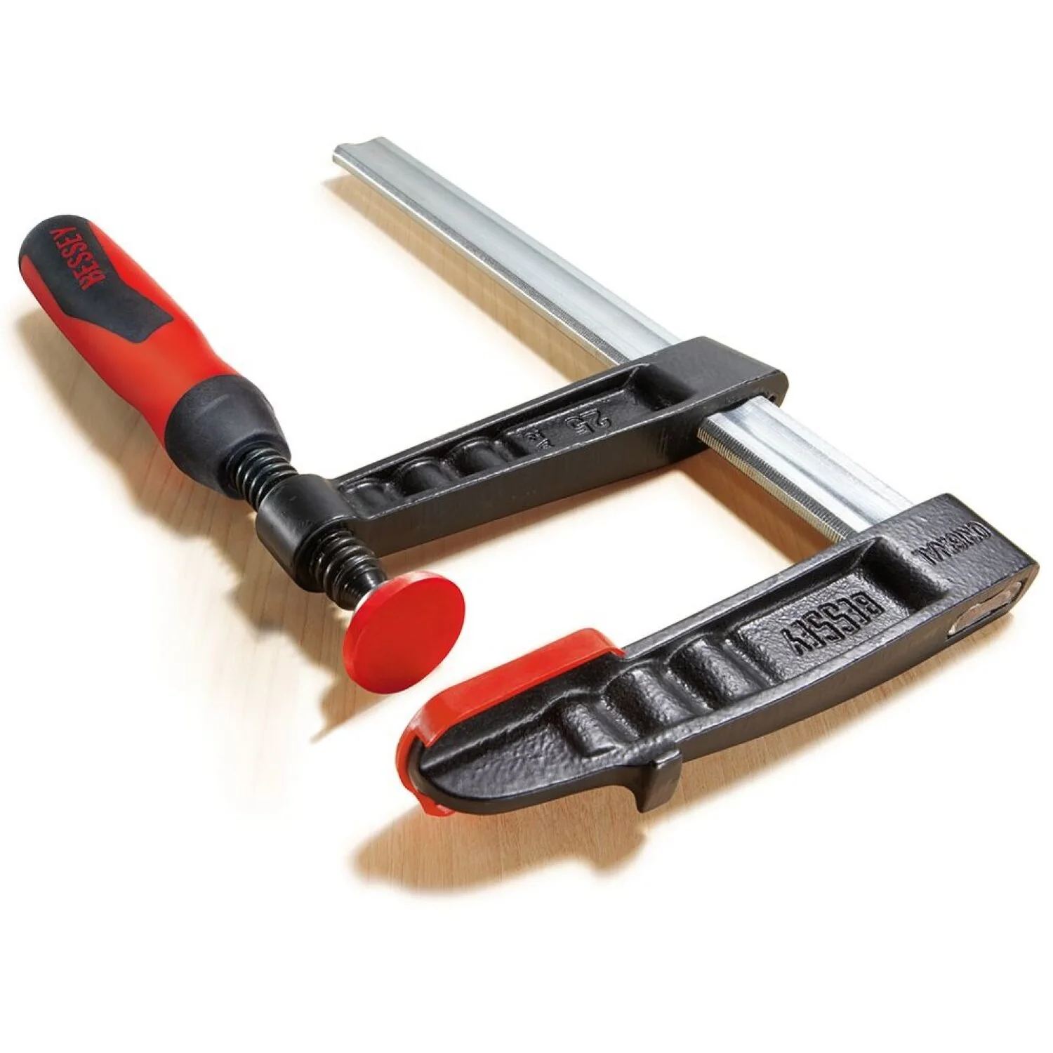 Bessey TG4.524+2K Clamp, woodworking, F-style, 2K handle, replaceable pads, 4.5 In. x 24 In., 1000 lb - Image 7