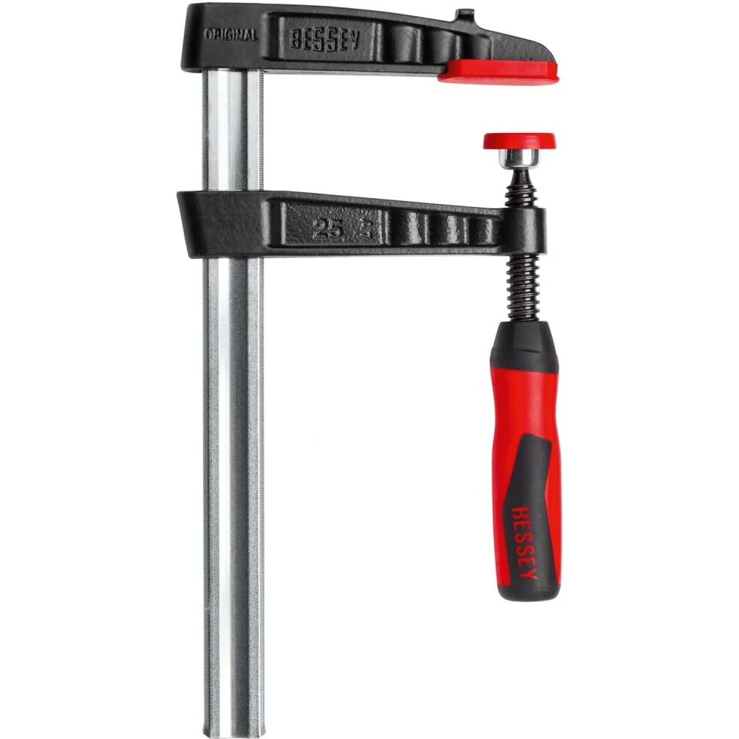Bessey TG4.540+2K Clamp, woodworking, F-style, 2K handle, replaceable pads, 4.5 In. x 40 In., 1000 lb - Image 4