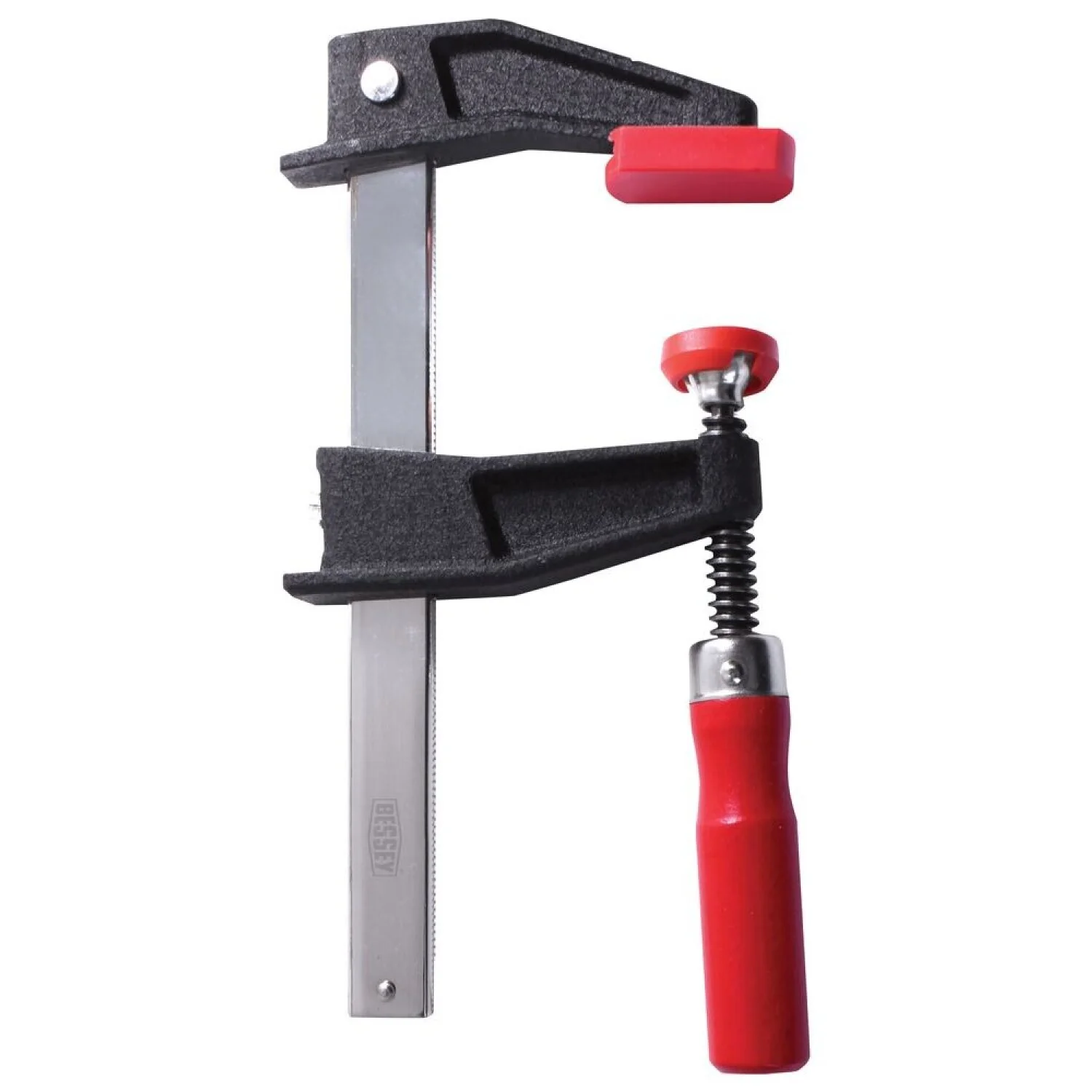 Bessey TGC2.524 Clamp, woodworking, clutch style, swivel pads, 2.5 In. x 24 In., 700 lb