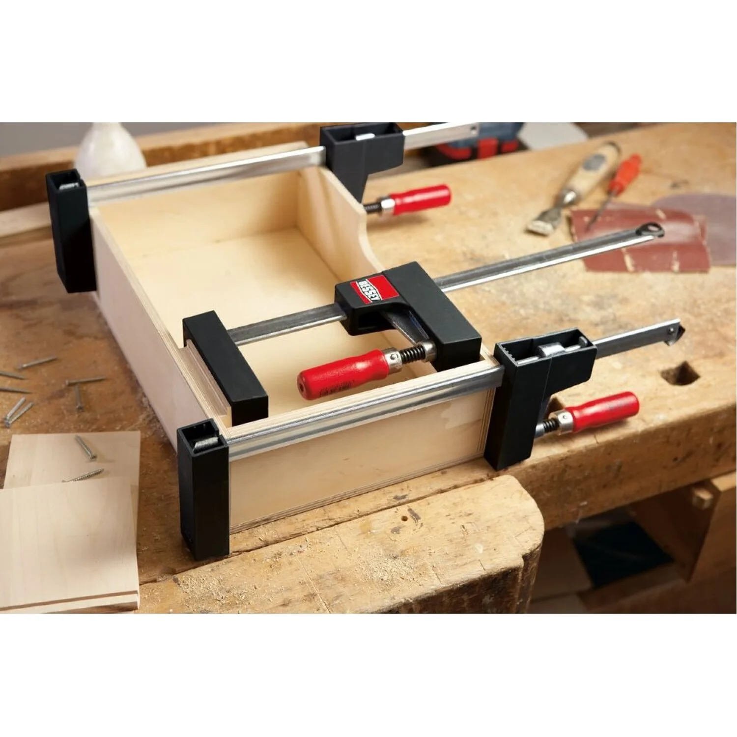 Bessey UK3.024 Clamp, woodworking, small case clamp, UniKlamp, 3.125” x 24 In., 330 lb - Image 4