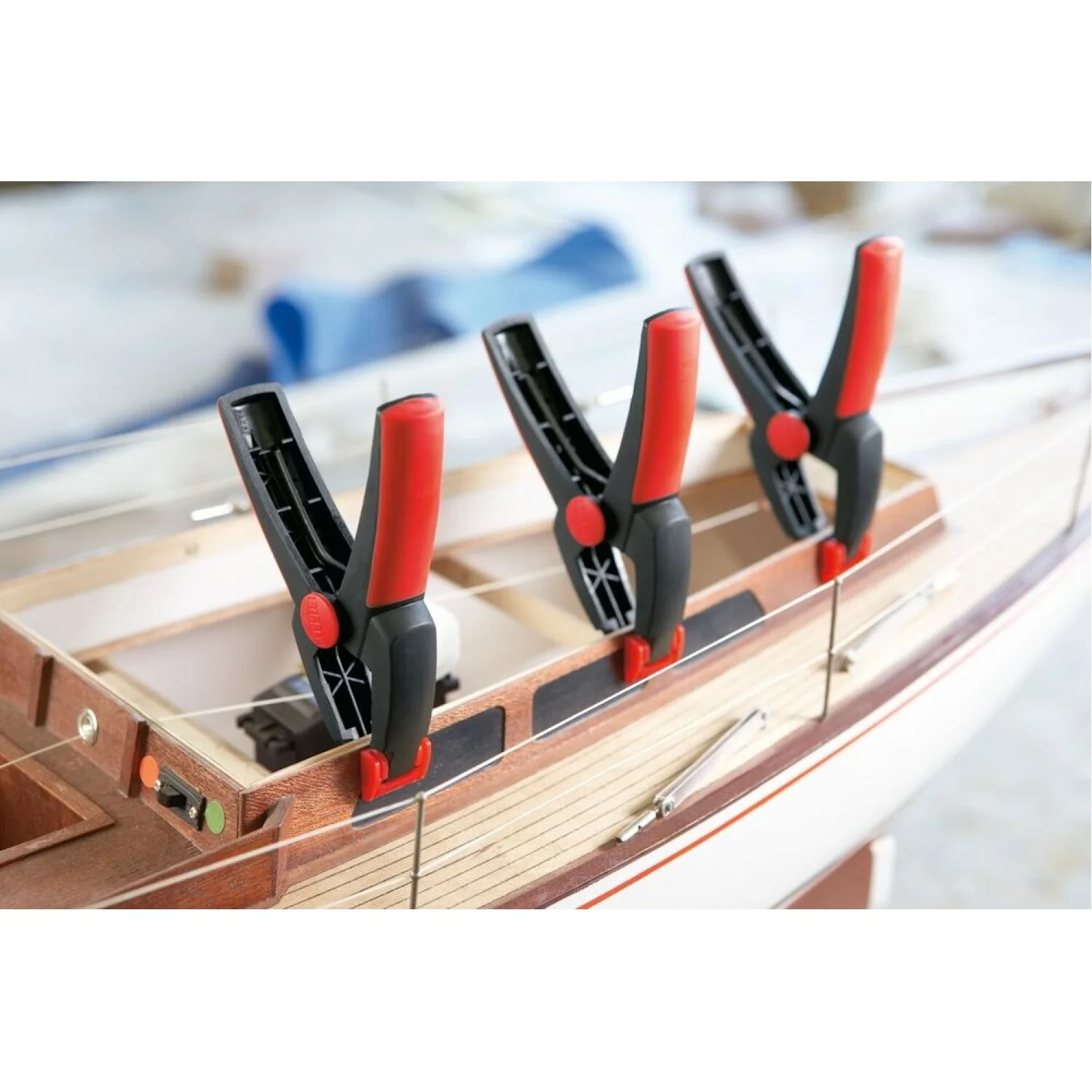 Bessey XC7AC Clamp, Spring Clamp, Plastic, Clippix, 3 In. x 2-3/4 Inch - Image 3