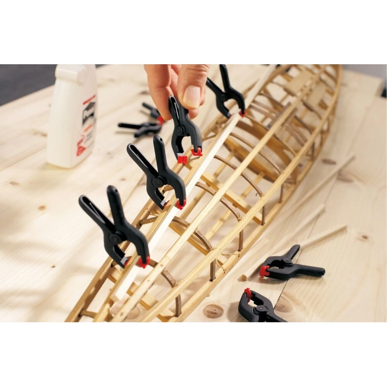Bessey XC7AC Clamp, Spring Clamp, Plastic, Clippix, 3 In. x 2-3/4 Inch - Image 4
