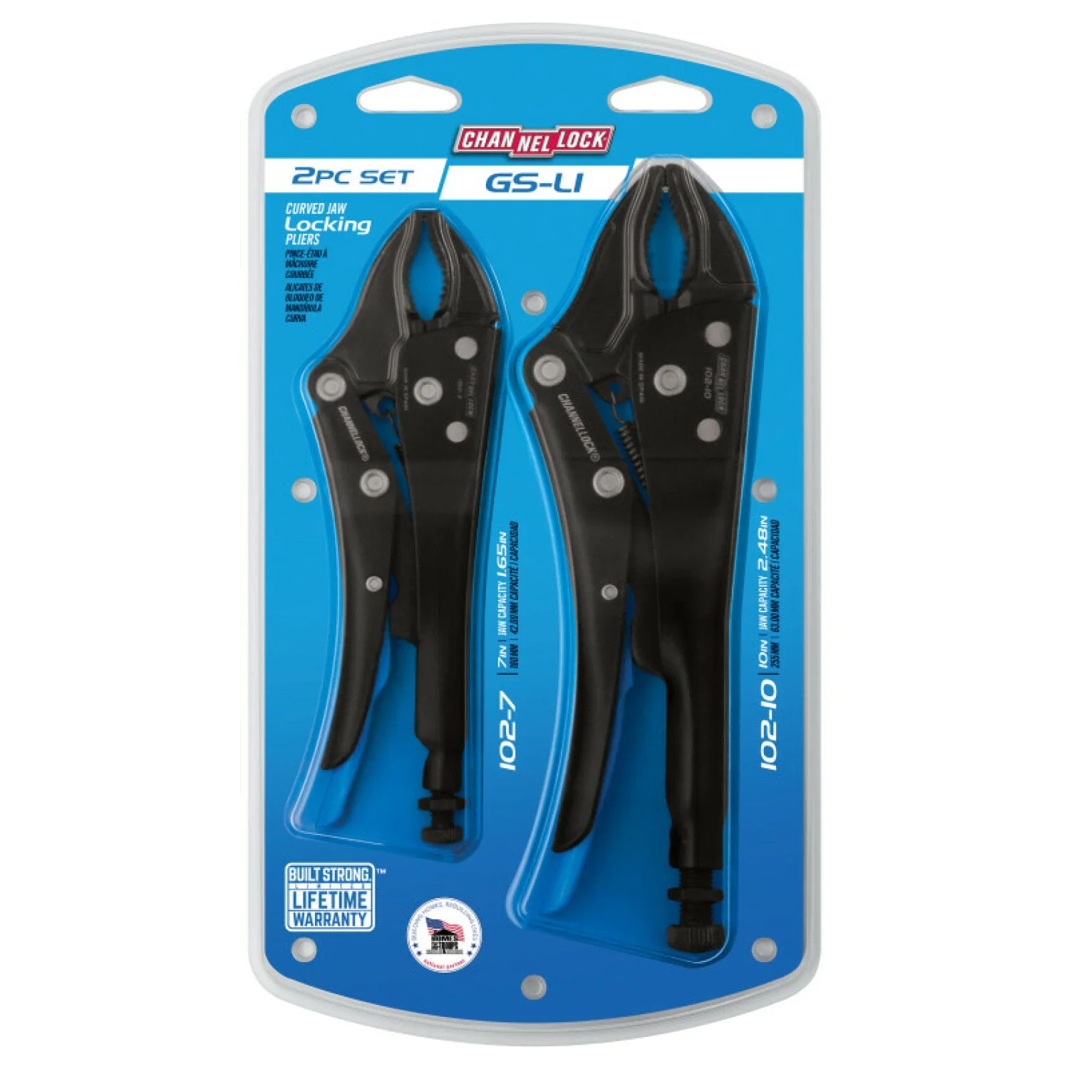 Channellock GS-L1 2PC Curved Jaw Locking Pliers Set - Image 2