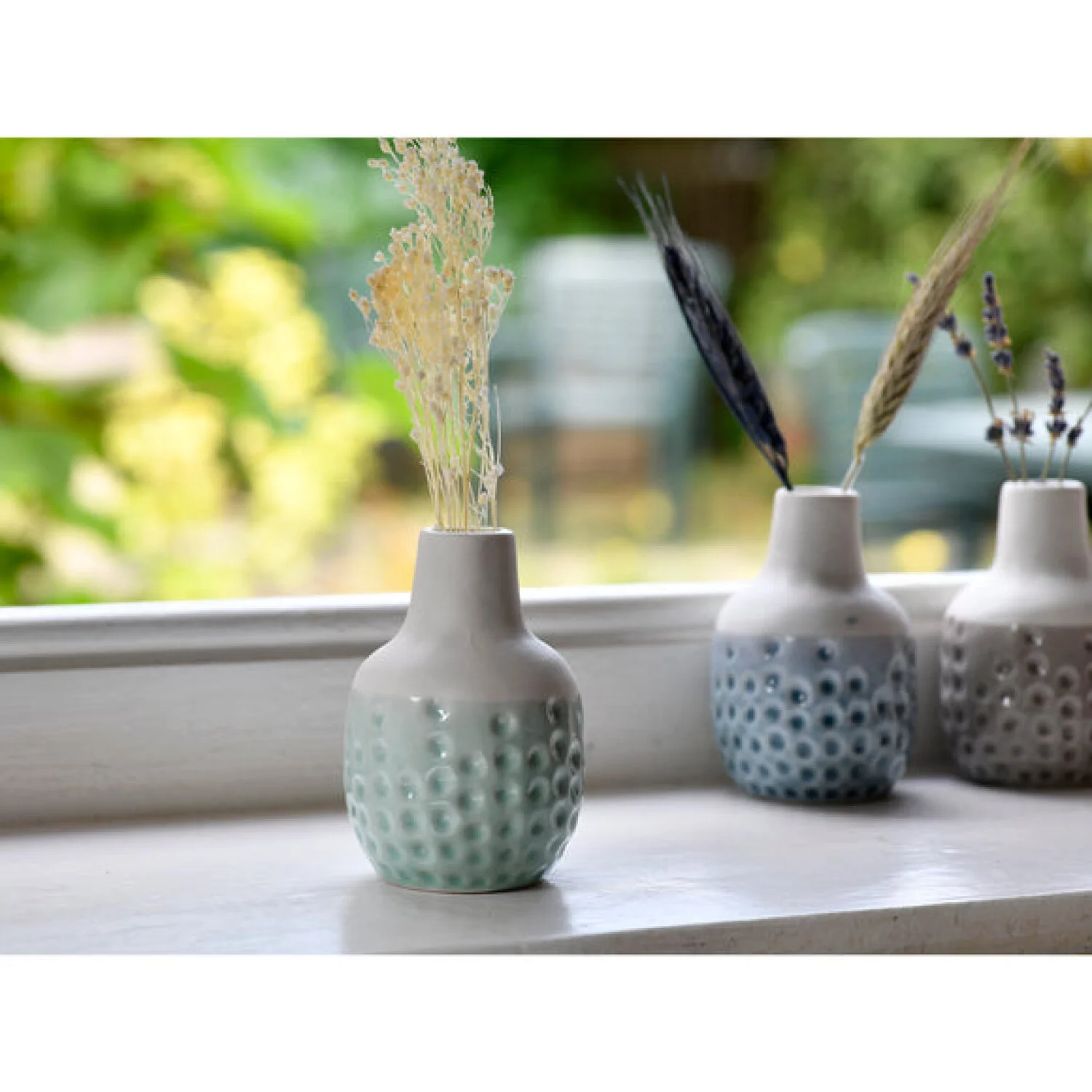 Corona GIG/DOTVASETRIO  Burgon & Ball® Dotty Mini Trio Vases - Image 2