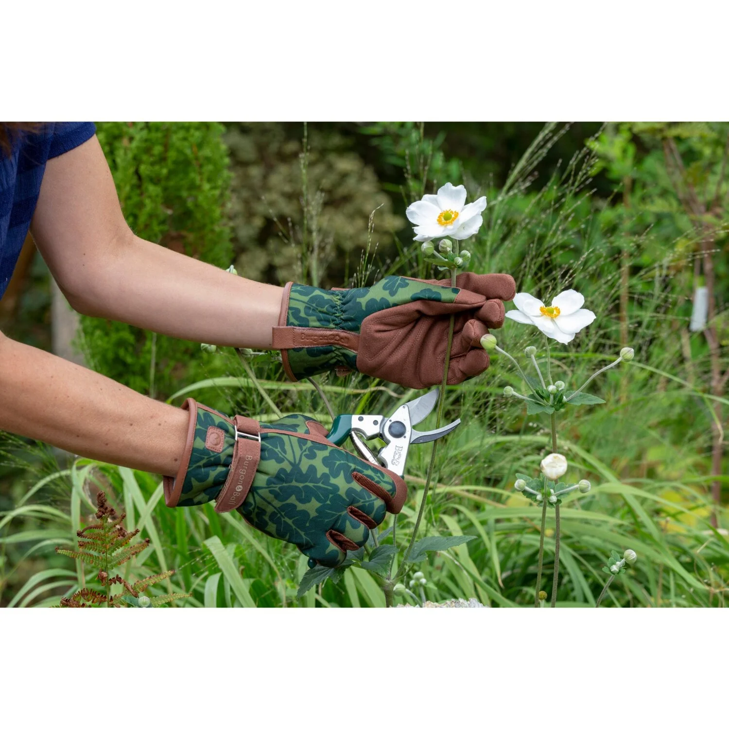 Corona GLO/OAKMOSSSM Love the Glove Garden Gloves, Oak Leaf Moss, Small/Medium - Image 2