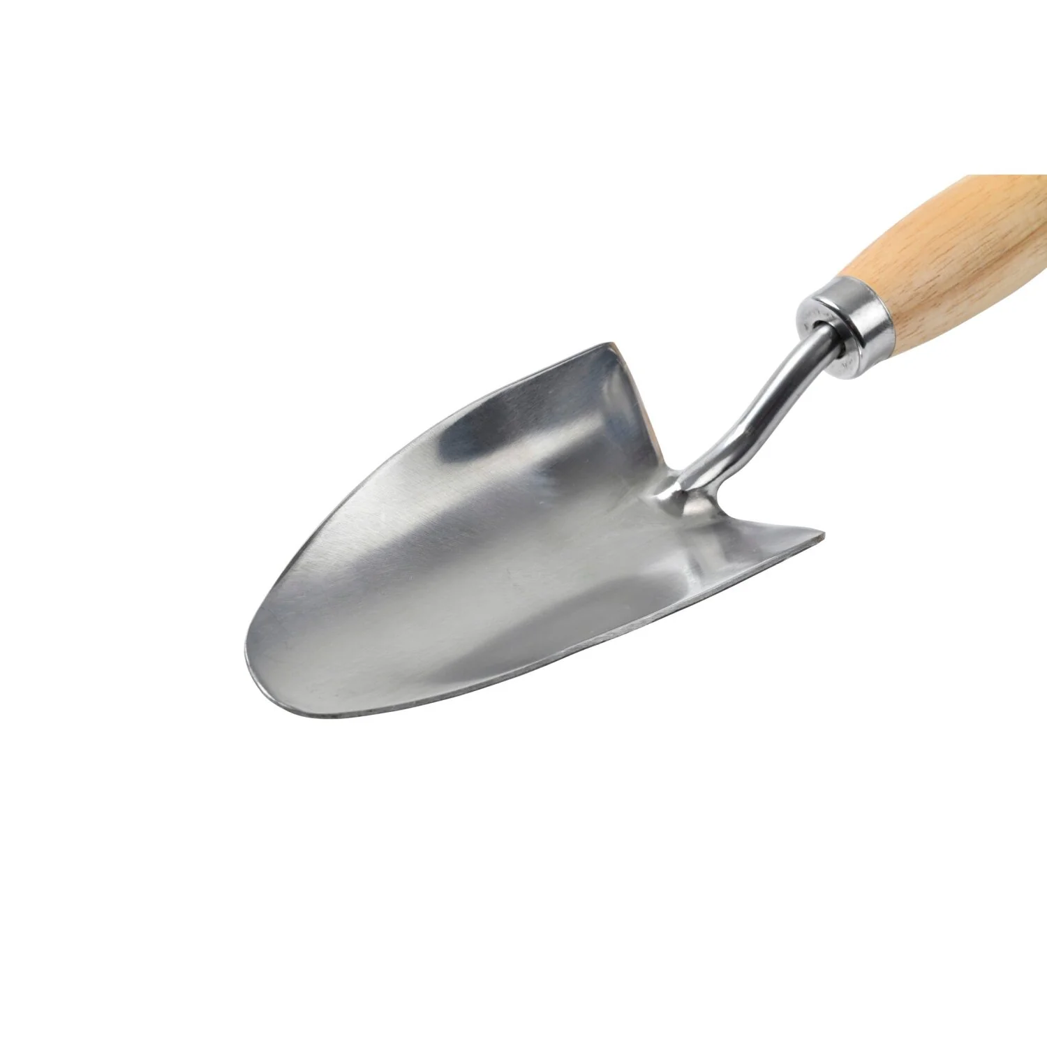 Corona GTH/SHTMHRHS Mid-Handled Stainless Steel Trowel, Wood Grip, RHS Endorsed - Image 4