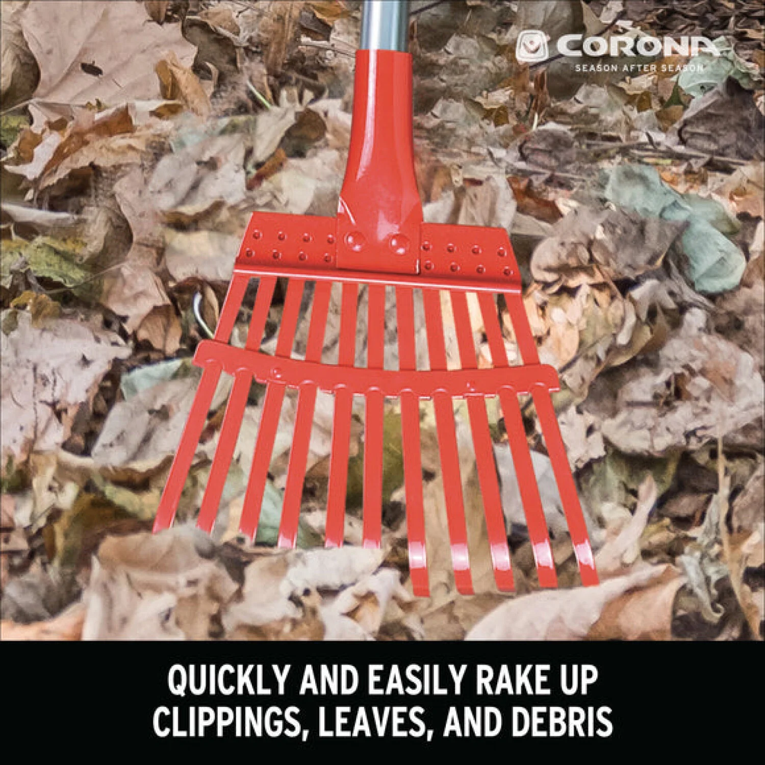 Corona RK 62060  Fixed Tine Shrub Rake - 8 Inch/11 tines - Image 10