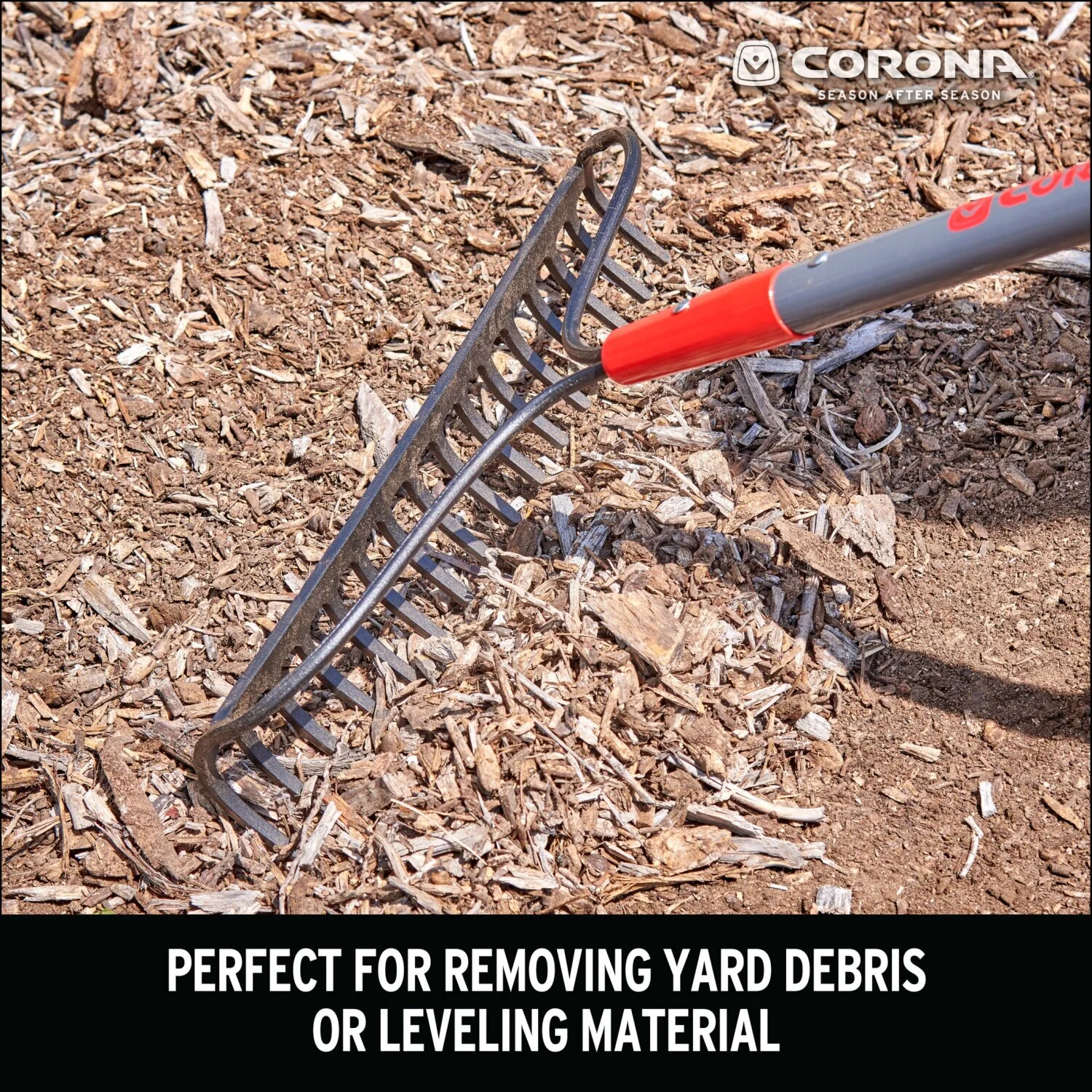 Corona RK16020 Forged Bow Rake, 16 Head, 16 Tines, Fiberglass Handle - Image 12