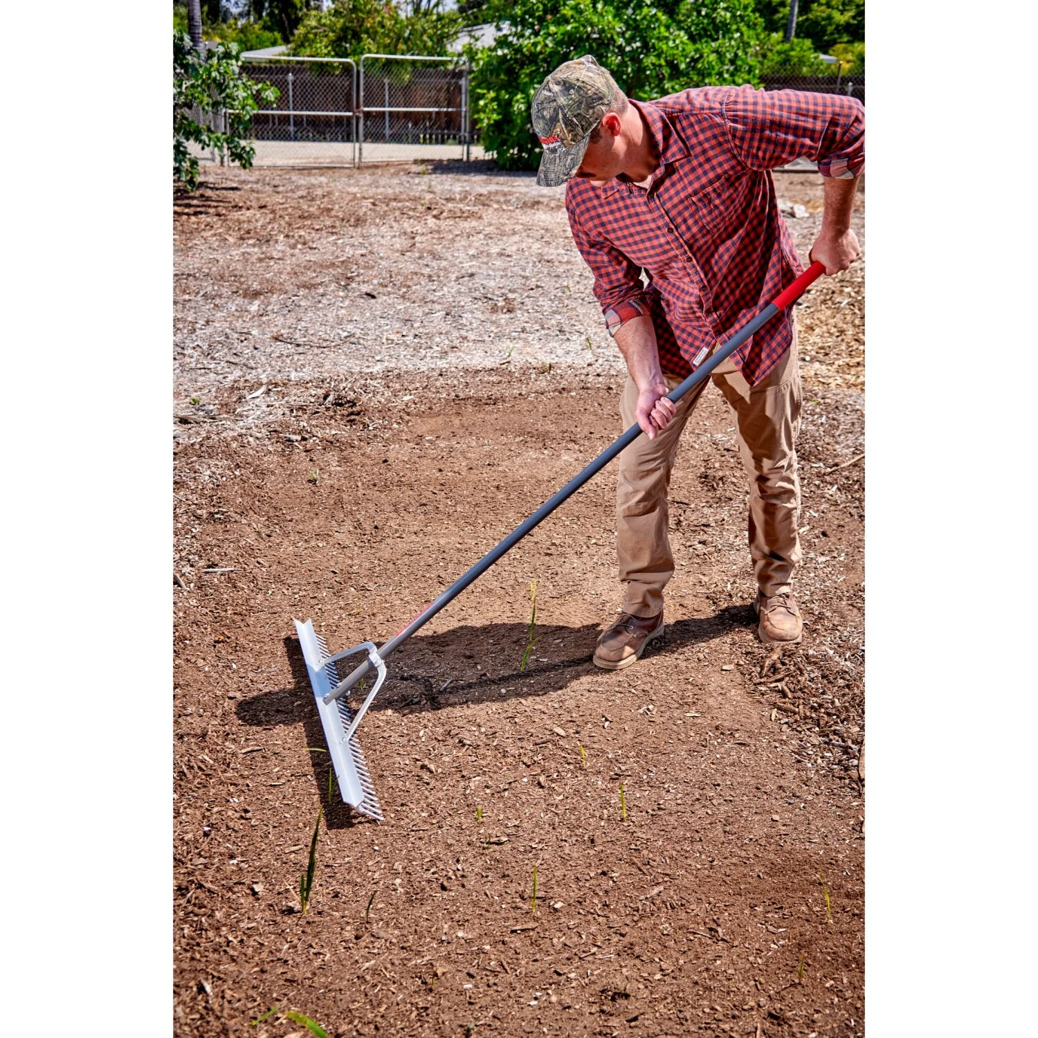 Corona RK16630 Full Aluminum Landscape Rake, 36 in. Head, 36 Tines, Poly Grip - Image 8