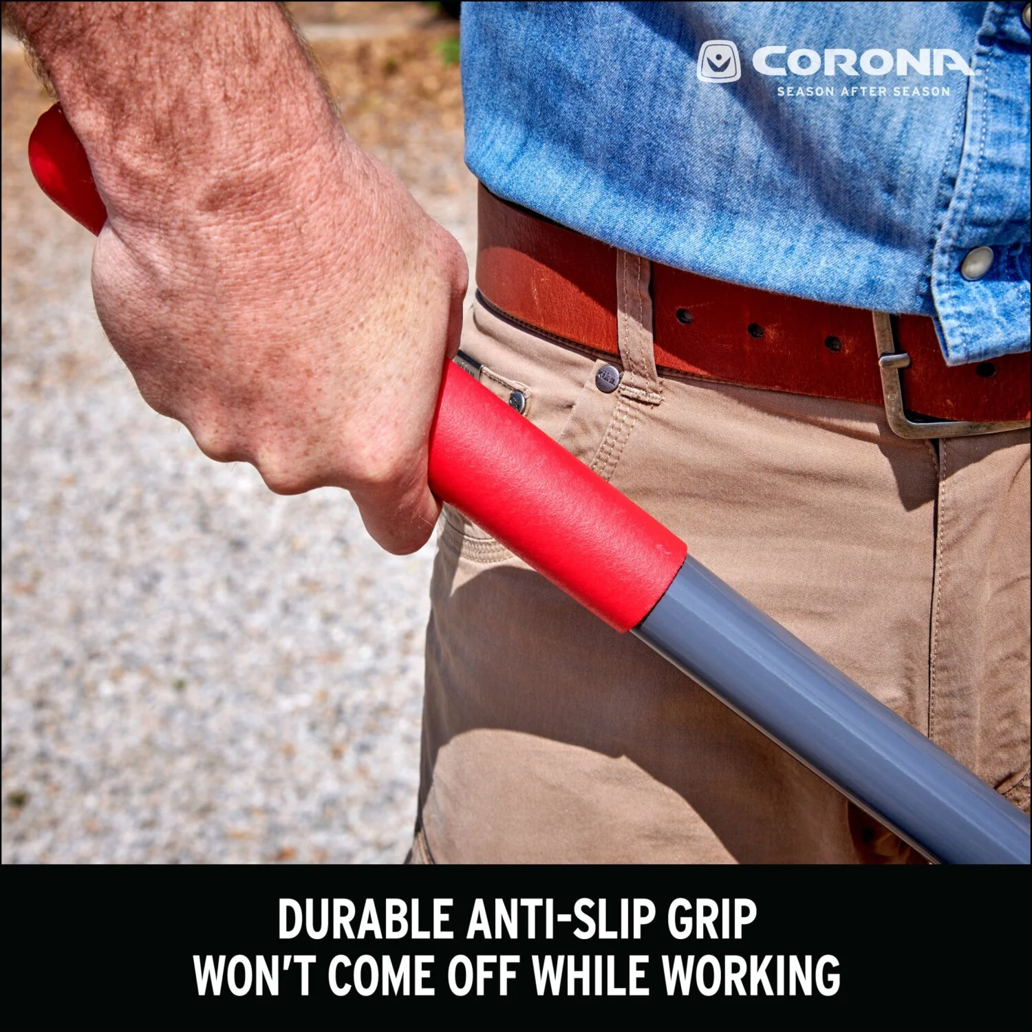 Corona SS16020 Boron Steel 14-Gauge Square Point Shovel, Fiberglass Handle - Image 13