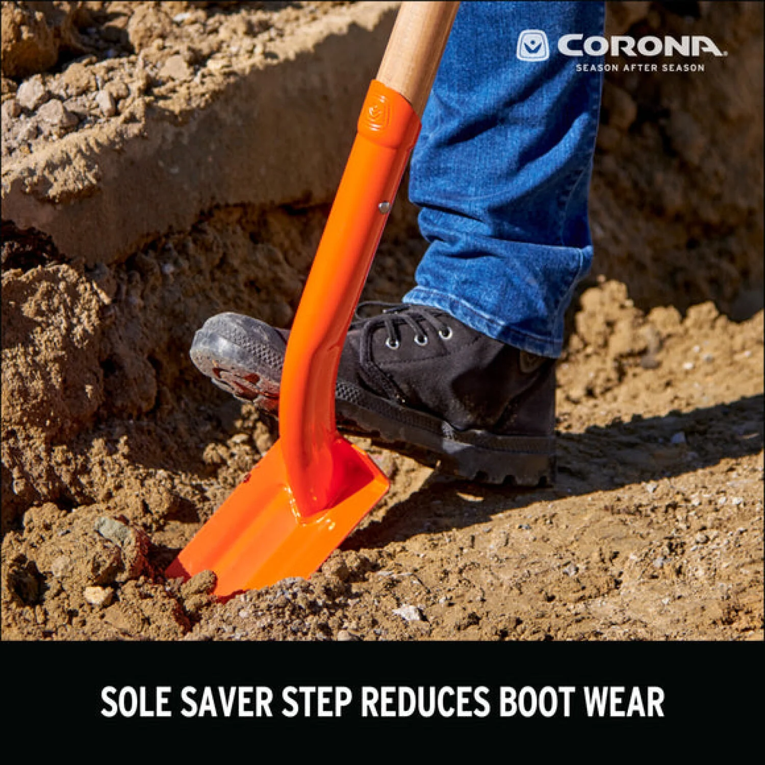 Corona SS16400 Trench Hardwood Shovel, 12 Gauge, 4 in. - Image 12
