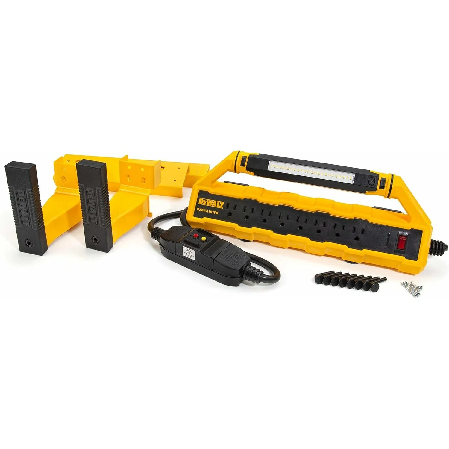 DEWALT 41594 GFCI Power Station and Detachable Work Light (15 Amp) - Image 3