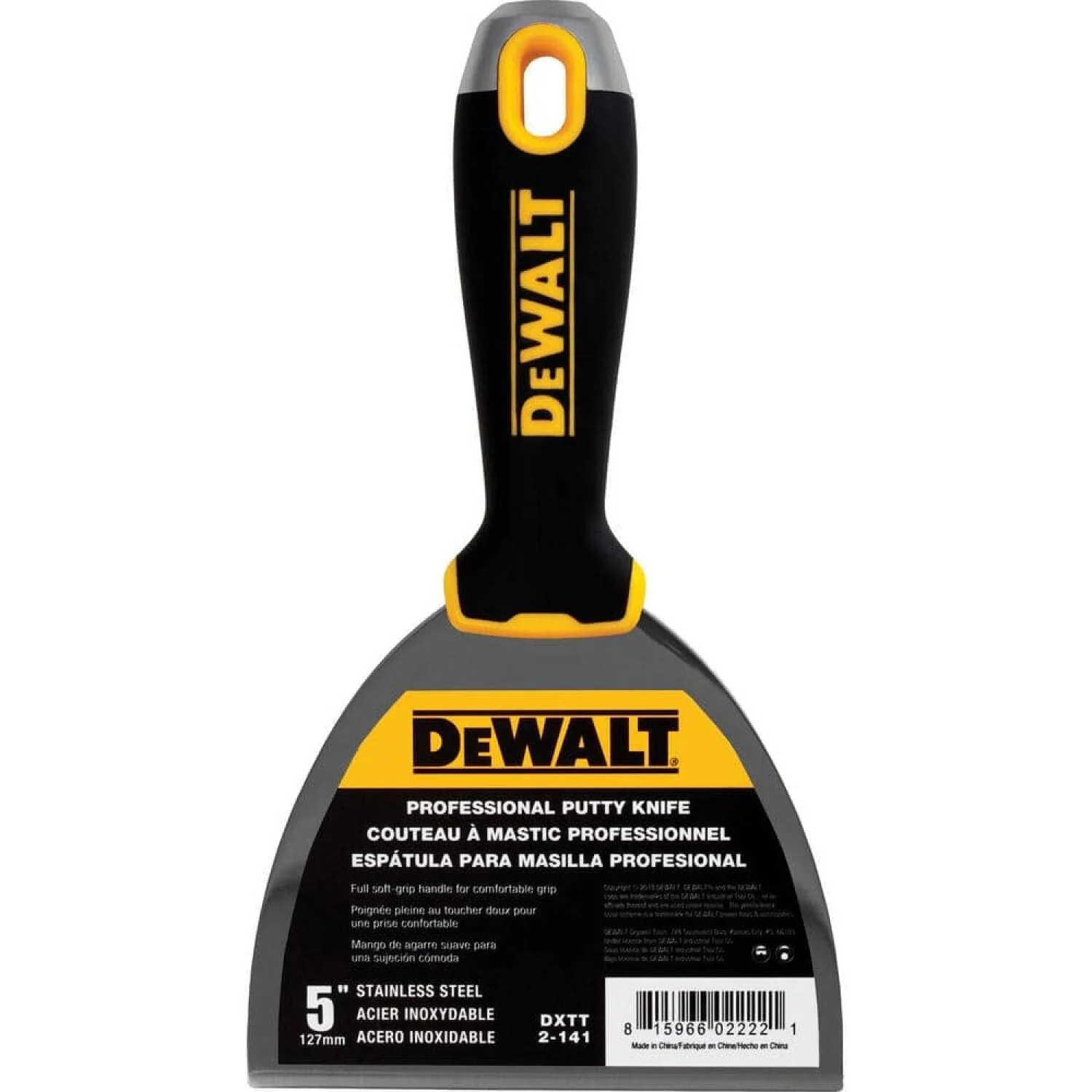 Dewalt DXTT-3-201 6 in. Stainless Steel Joint Knife Set - Soft Grip Handle - 3 Piece - Image 4