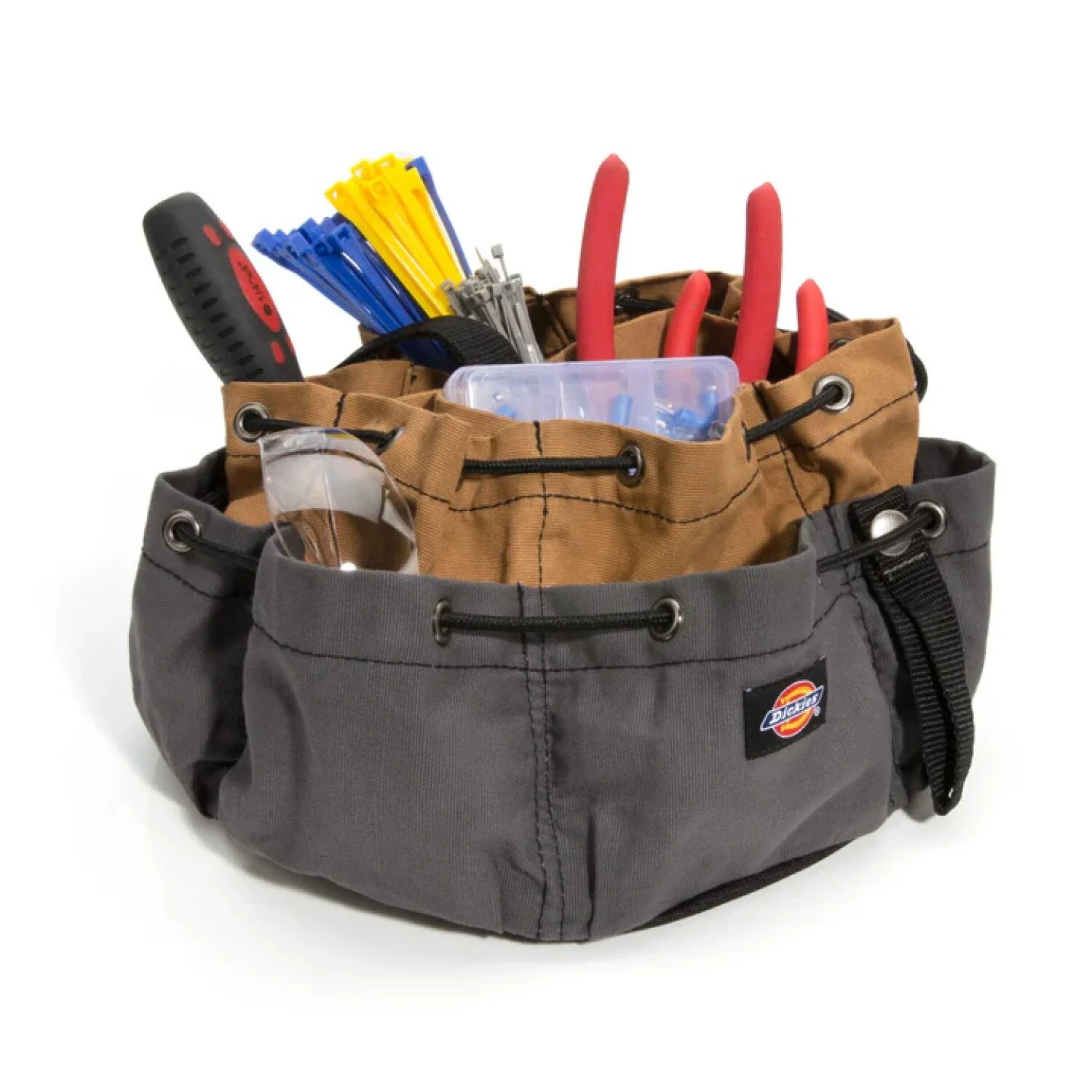 Dickies 57004 12-Pocket Drawstring Tool Organizer Bag - Image 2