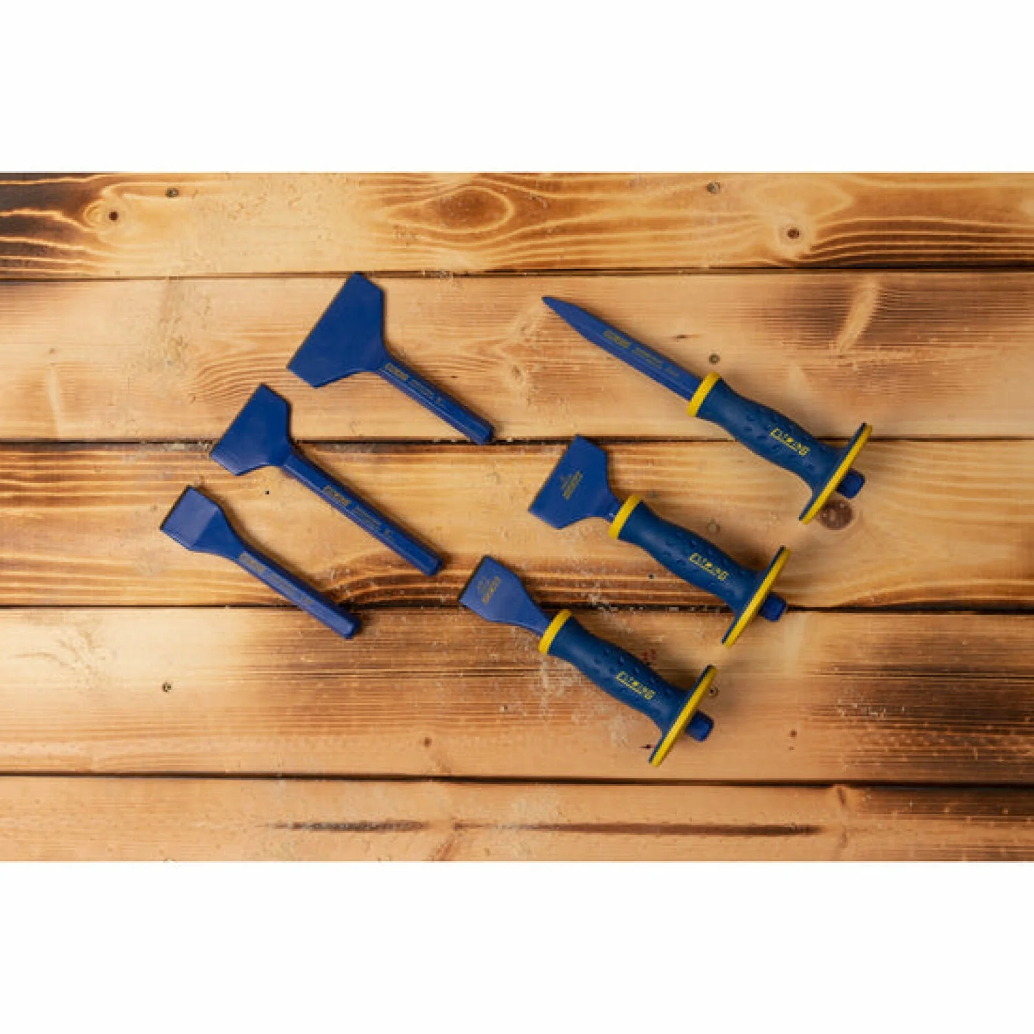 Estwing 42521 1-3/4-Inch Wide Masonry Chisel with Grip Guard - Image 5