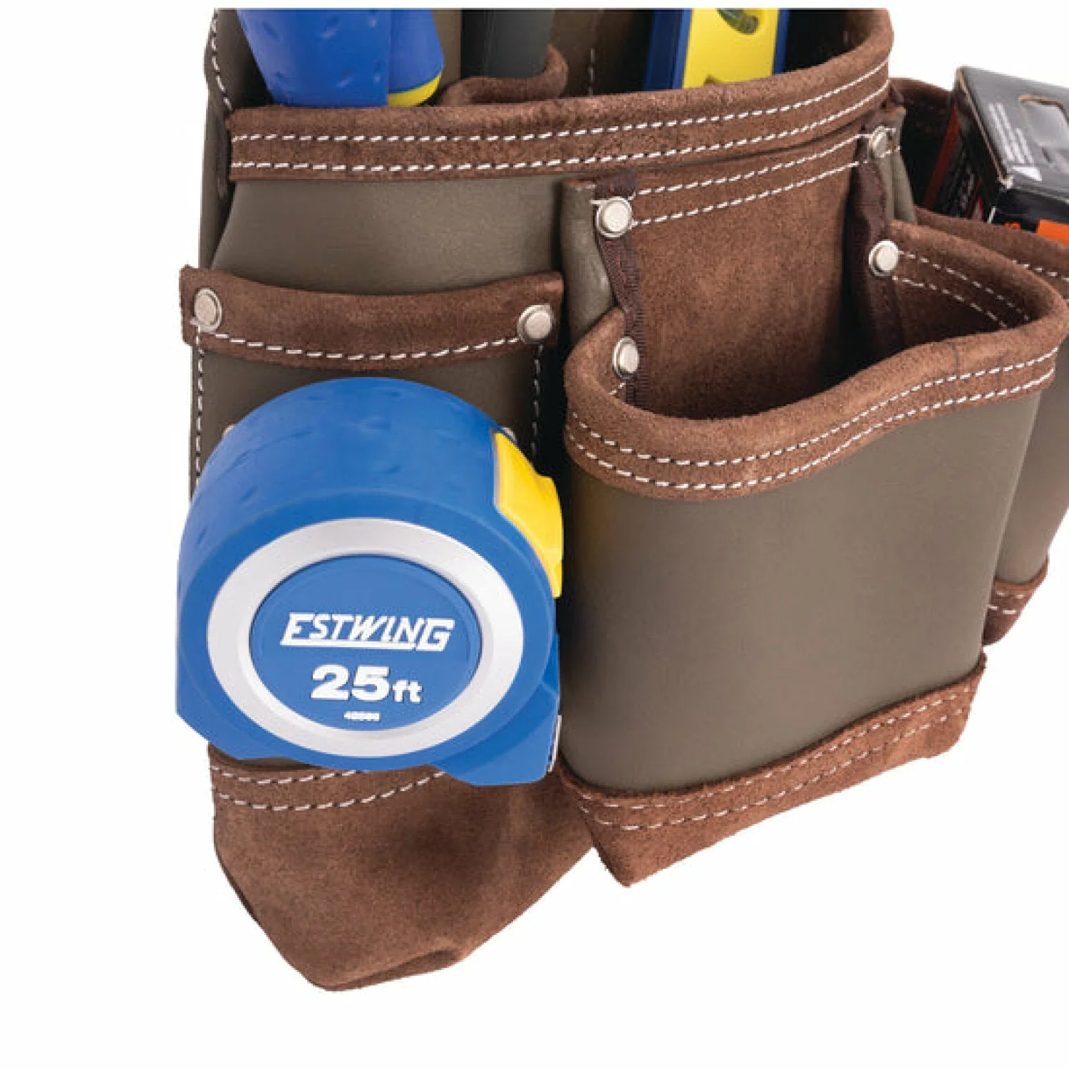 Estwing 94750 9-Pocket Full Leather Framer's Pouch - Image 4