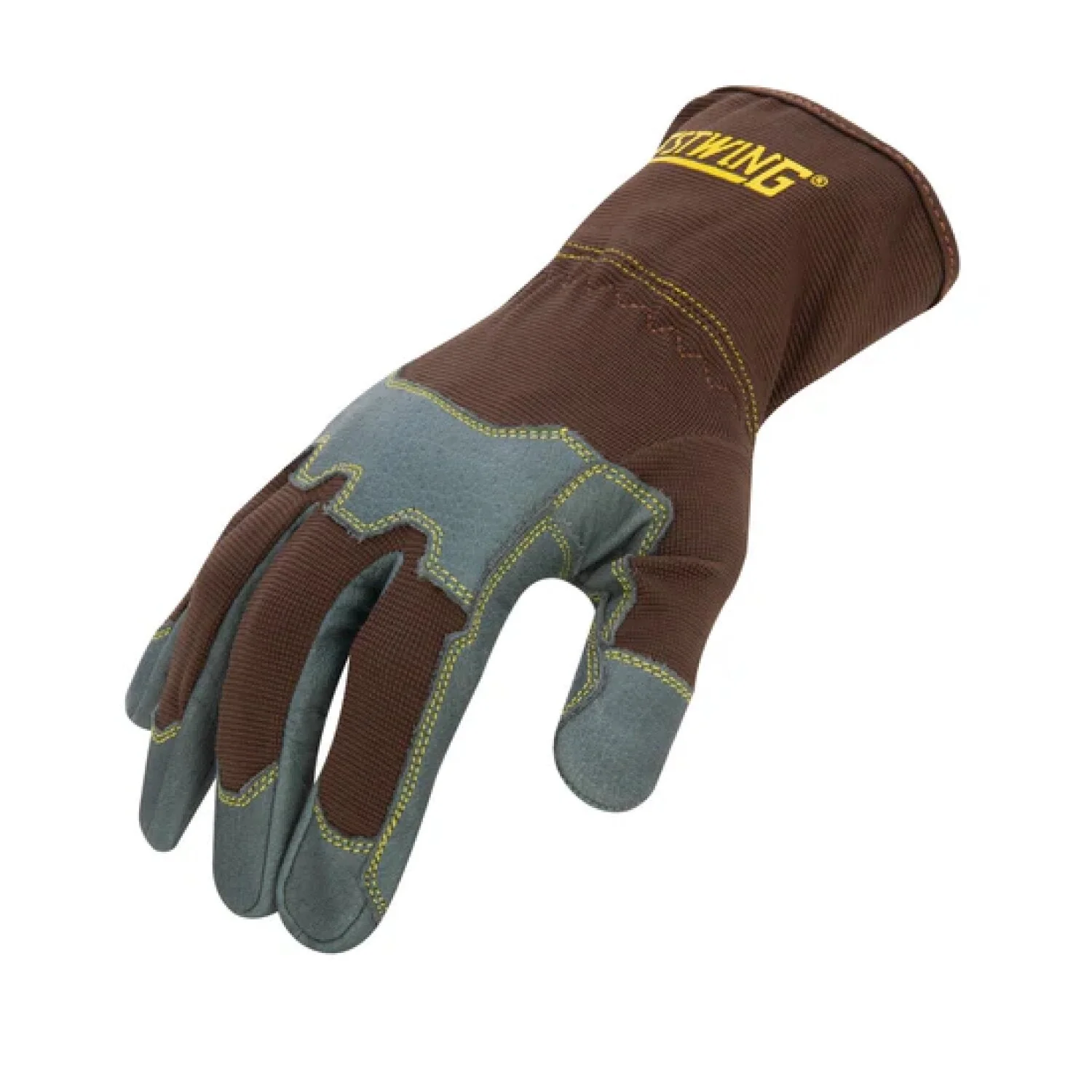 Estwing EWLP1008 Reinforced Knuckle Leather Palm Work Glove with Elastic Sewn Extended Cuff - Image 2