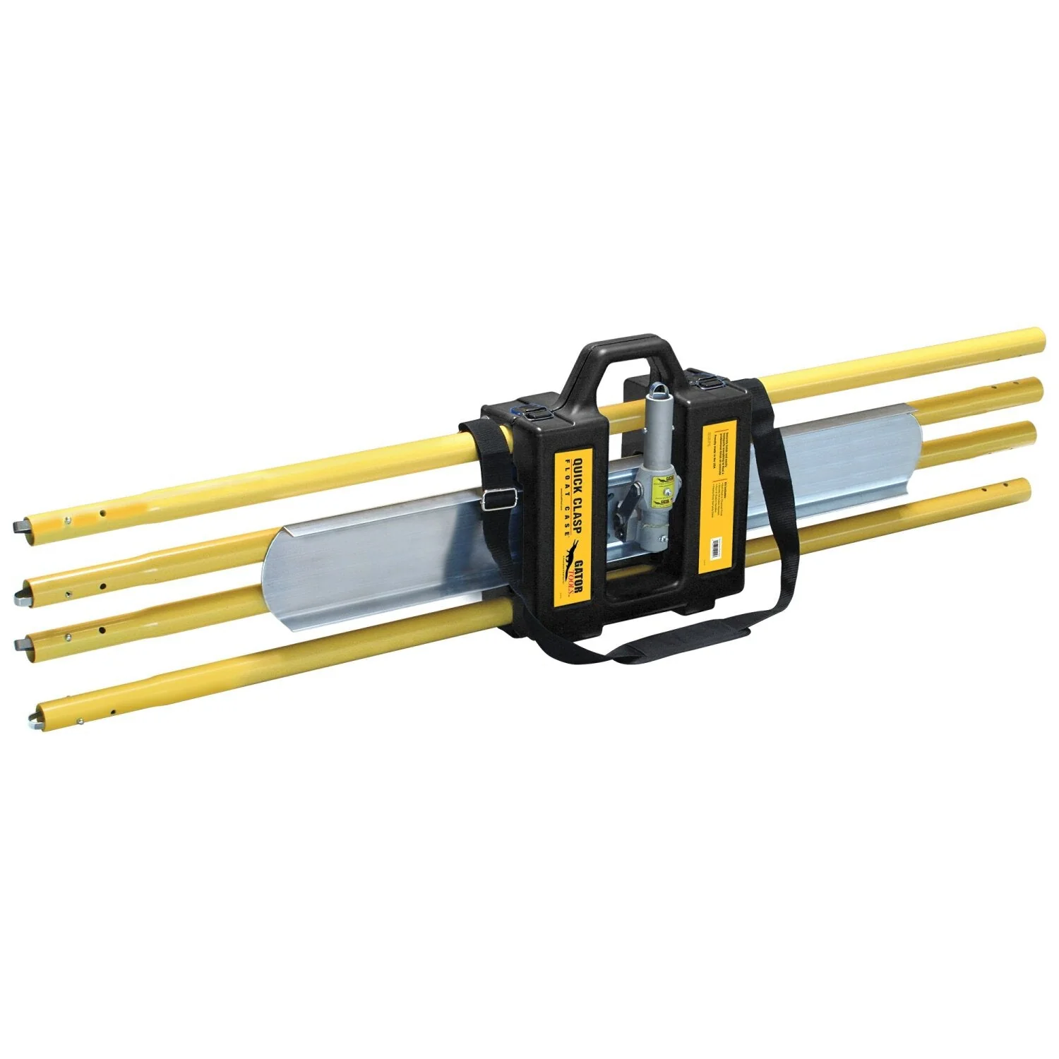 Gator Tools GF10310-138 Quick Clasp Float Case with 72" Channel Float, Gator Glide Bracket, & (4) 6' 1-3/8" Button Handles