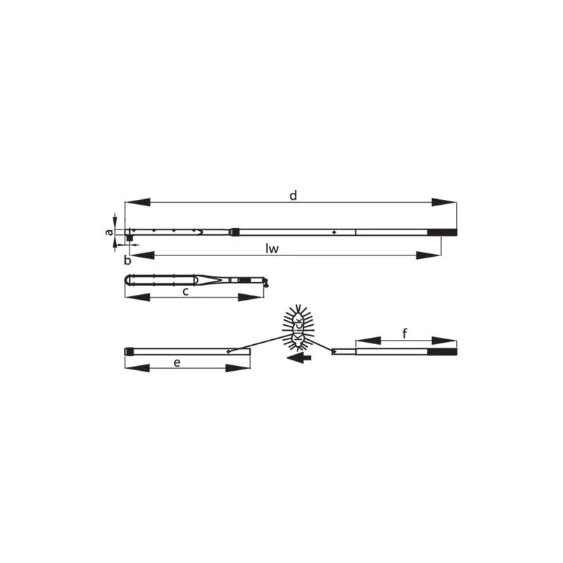 Gedore 1427067 Torque Wrench DREMOMETER AZ A+S 16Z 8-40 Nm - Image 3