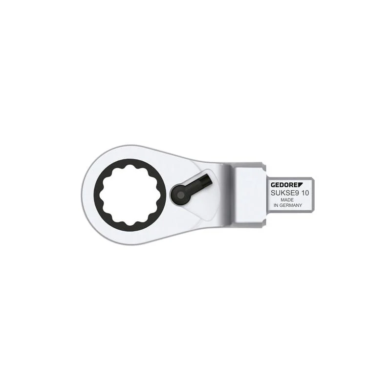 Gedore 2827743 Rectangular Ring Ratchet Spanner, Reversible SE 9x12, 13 mm