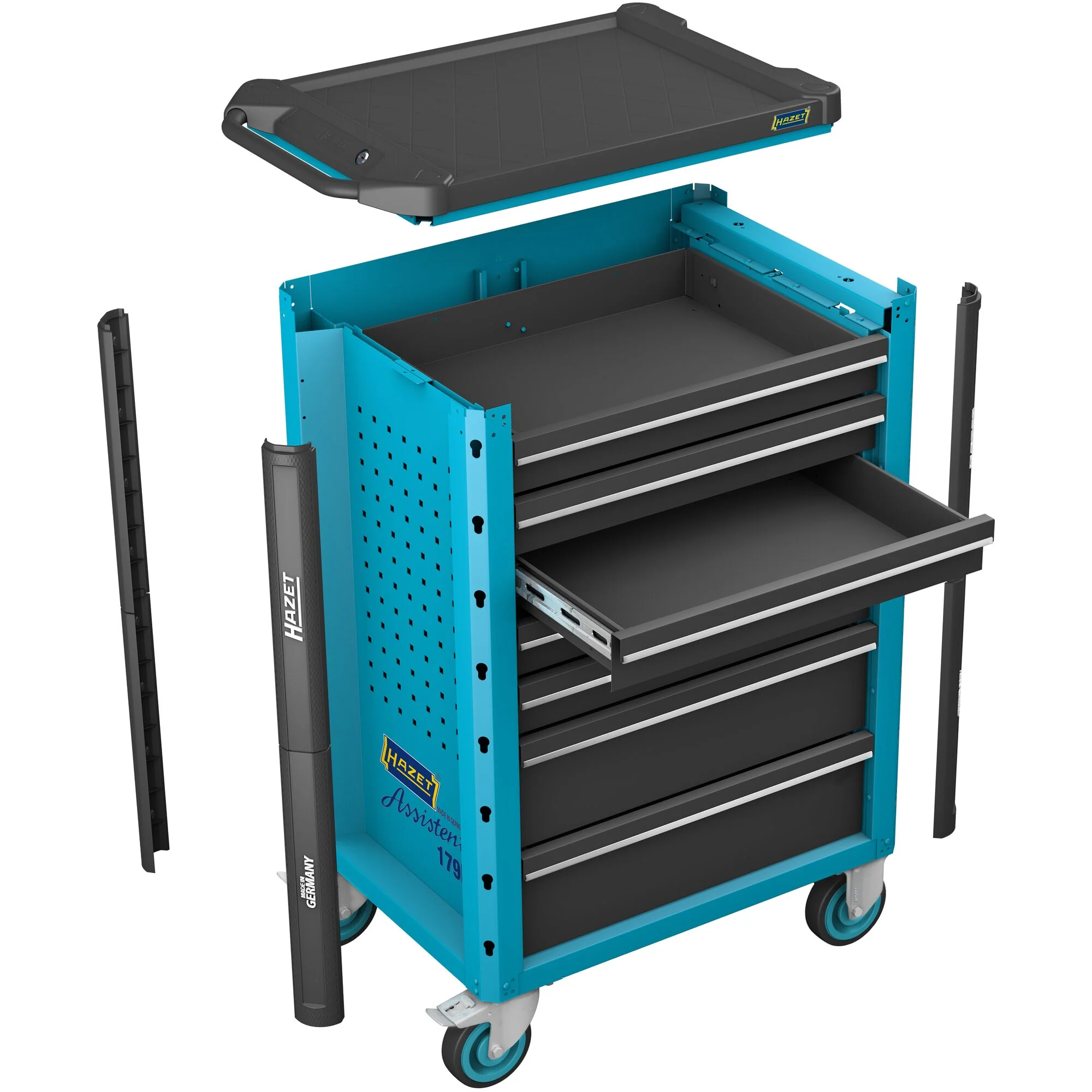 Hazet 179N-6 Tool Trolley Assistent - Image 7