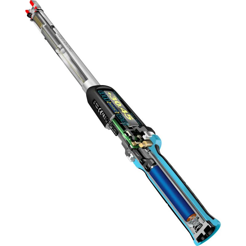 Hazet 7281-5STAC Electronic Torque Wrench with Built-In Angle Gauge, 2.5-25 Nm, 9x12mm Insert Square, 6.3mm (1/4") Square - Image 3