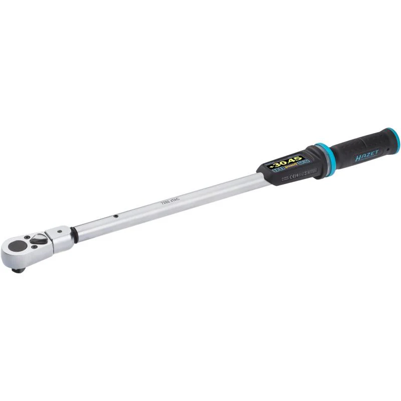 Hazet 7292-2STAC Electronic Torque Wrench with Built-In Angle Gauge, 20-200 Nm, 14x18mm Insert Square, 12.5mm (1/2") Square - Image 2