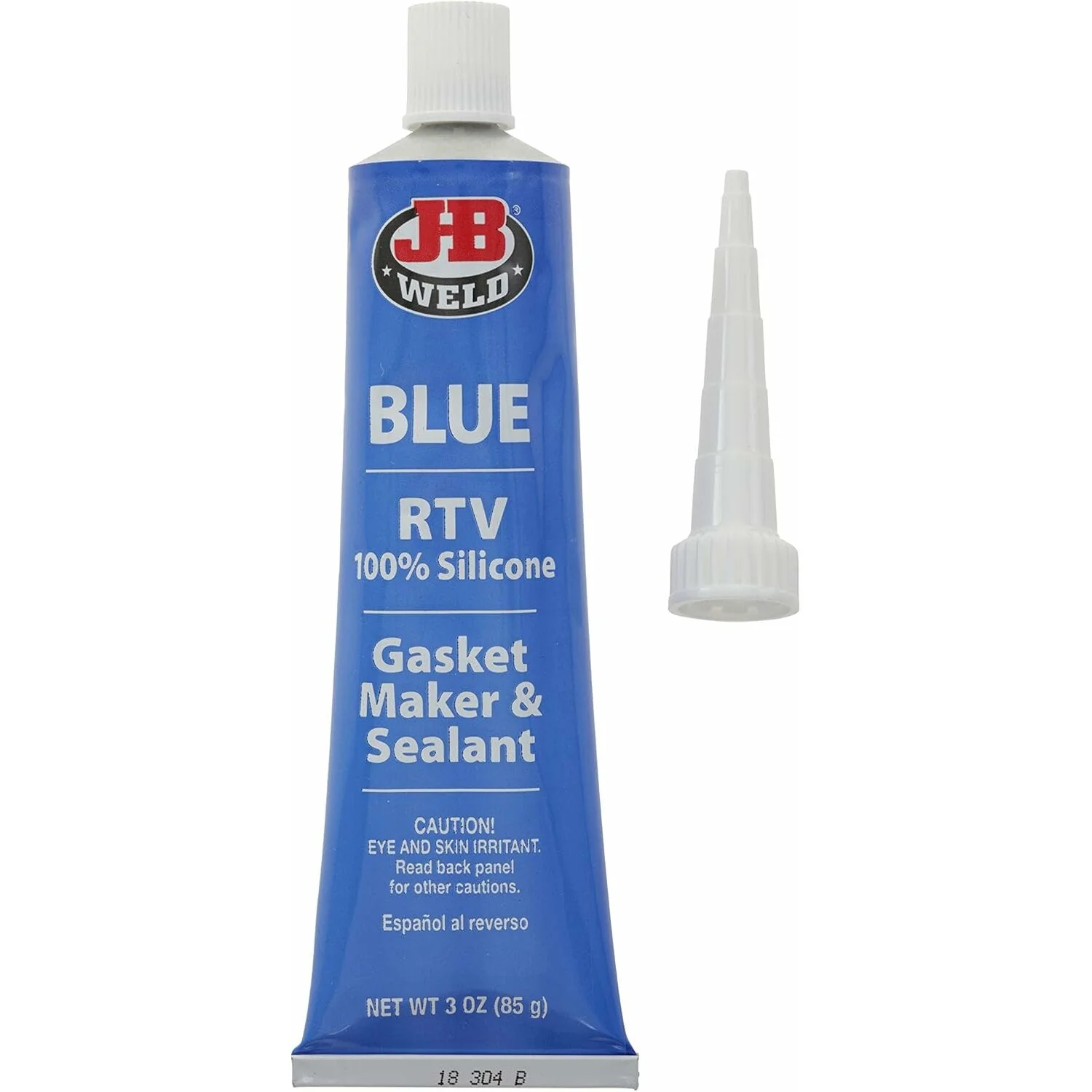 J-B Weld 31316 Blue Silicone Gasket Maker & Sealant, 3 oz. - Image 2