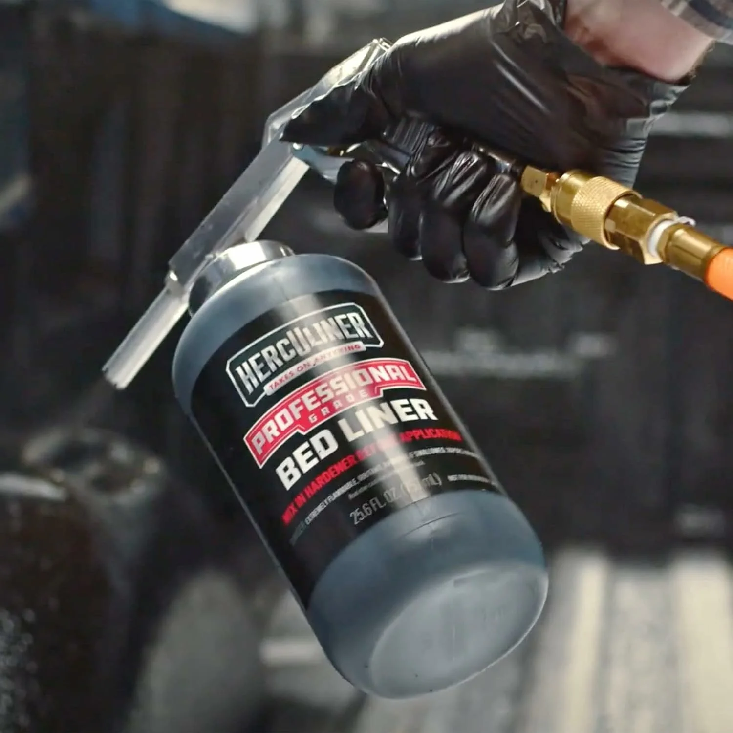 J-B Weld HCL2K8 Herculiner Spray On Truck Bed Liner Kit - Professional Grade - Image 3