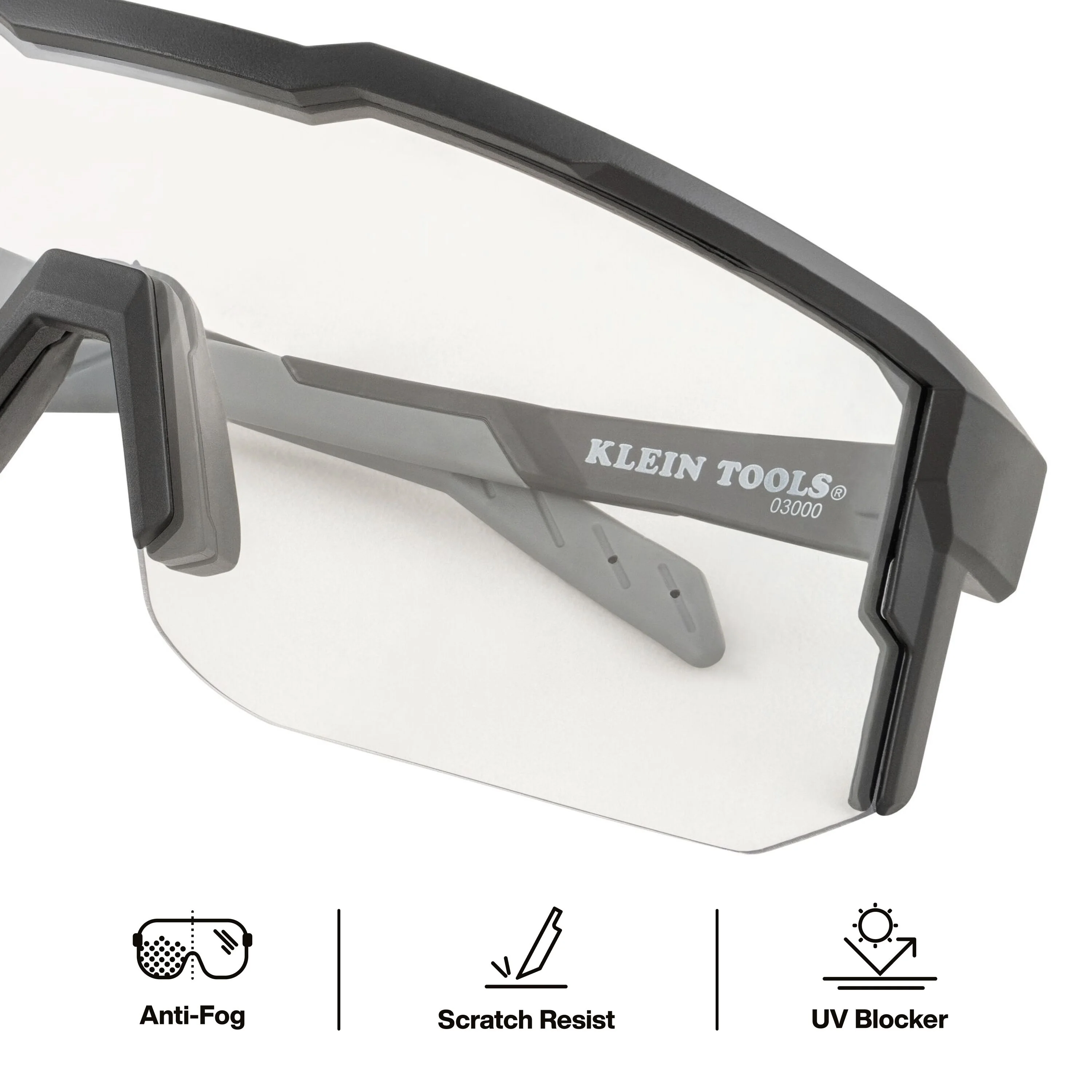 Klein Tools 03000 Blade Safety Glasses, Clear Lens - Image 3