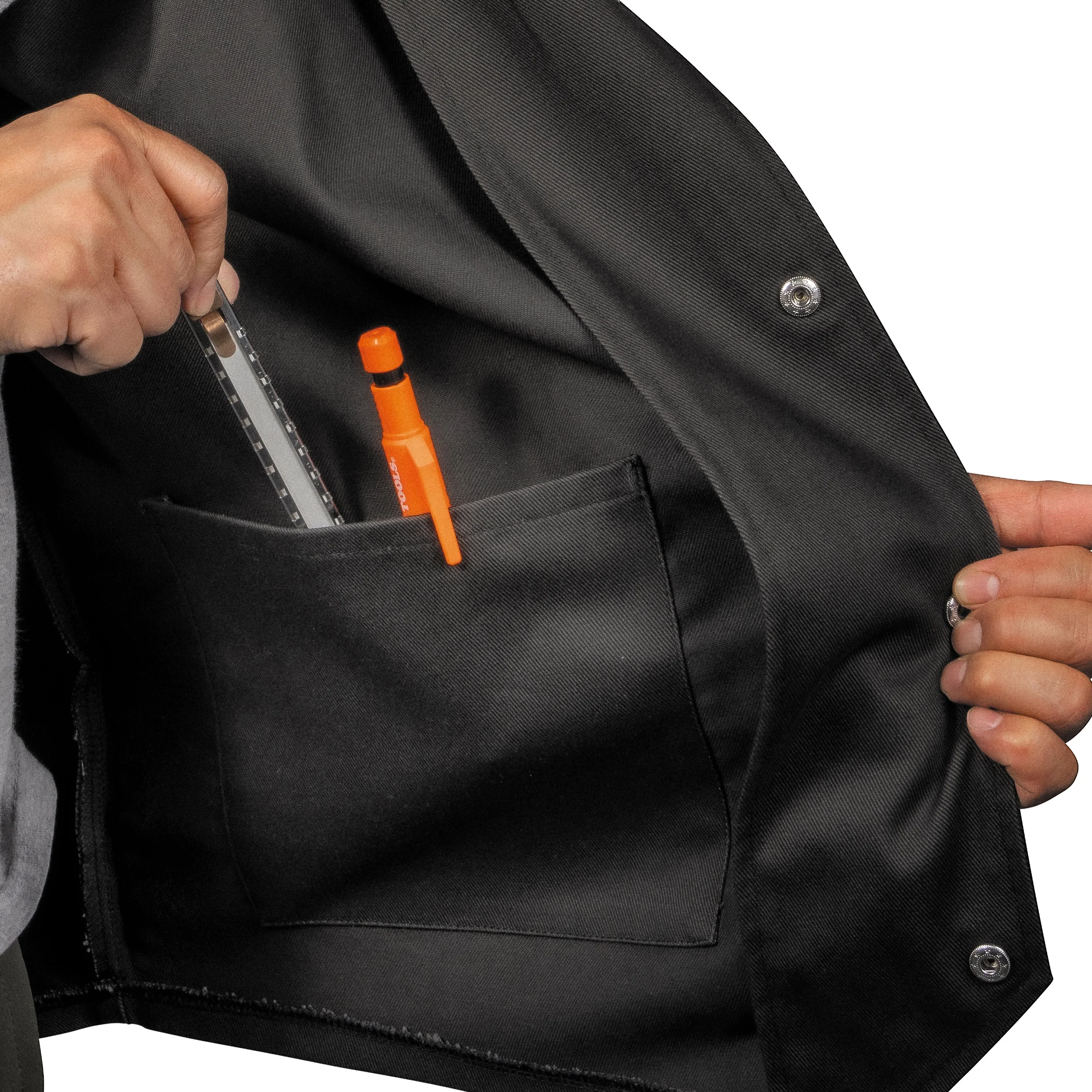Klein Tools 03078 Flame-Resistant Welding Jacket, Large - Image 5