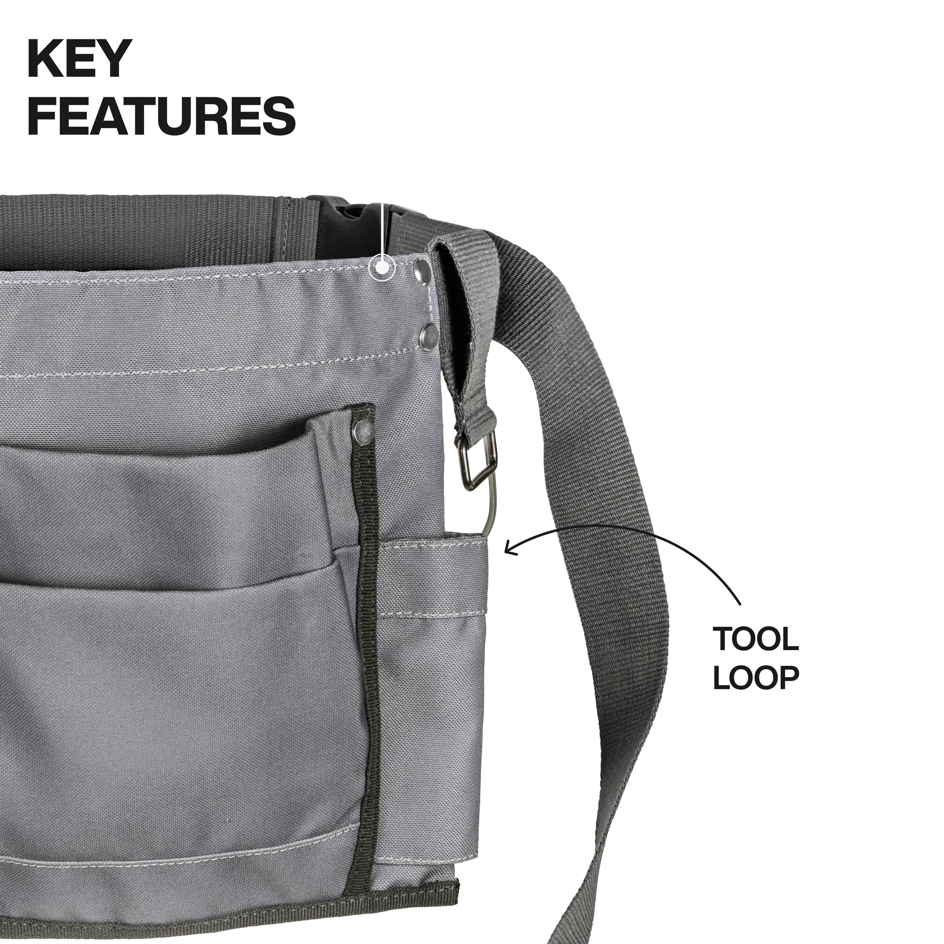 Klein Tools 21022 6-Pocket Tool Apron - Image 3