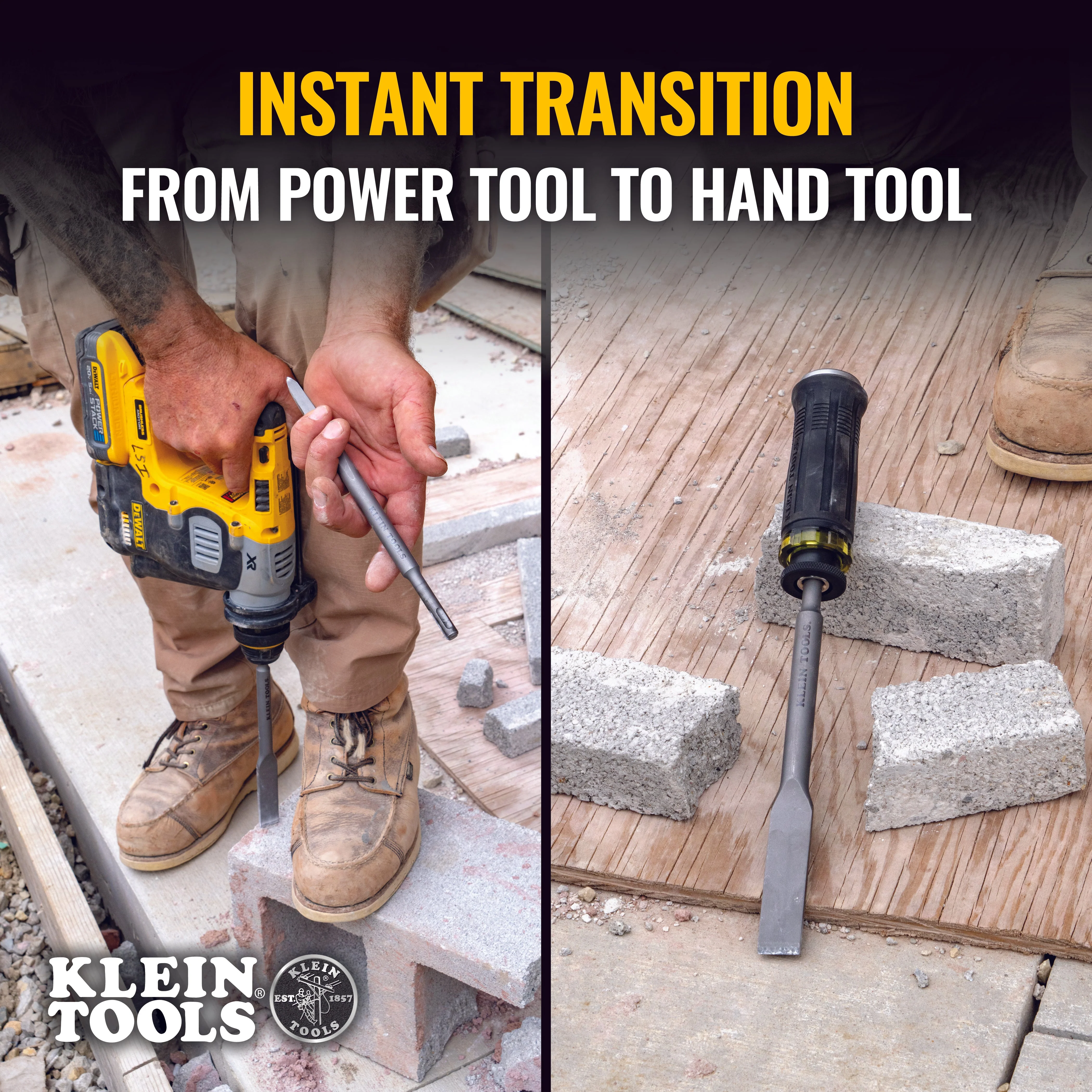 Klein Tools 32755SD SDS Demolition Driver Set, 6 Pc. - Image 3