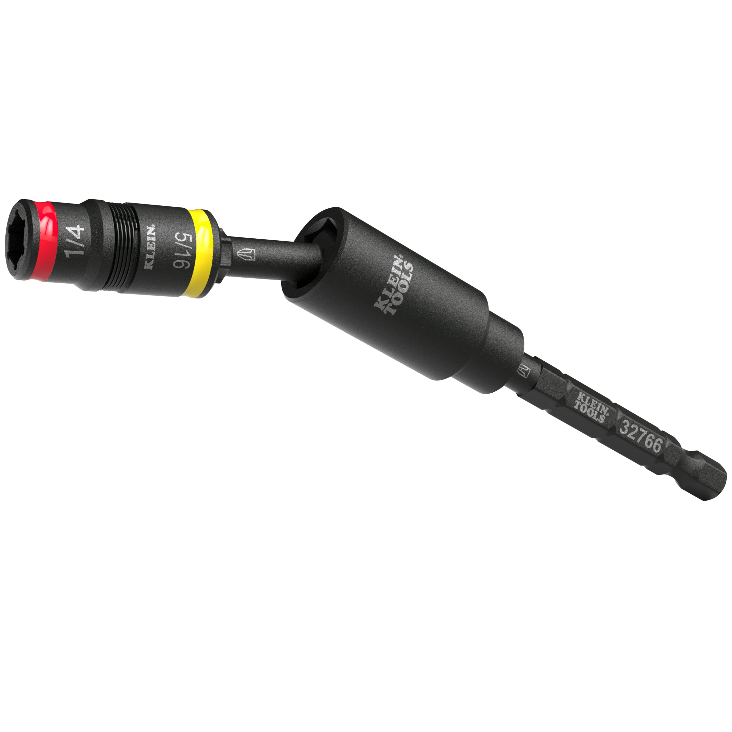 Klein Tools 32982 Impact Flip Socket With Swivel Adapter, 3 Pc.