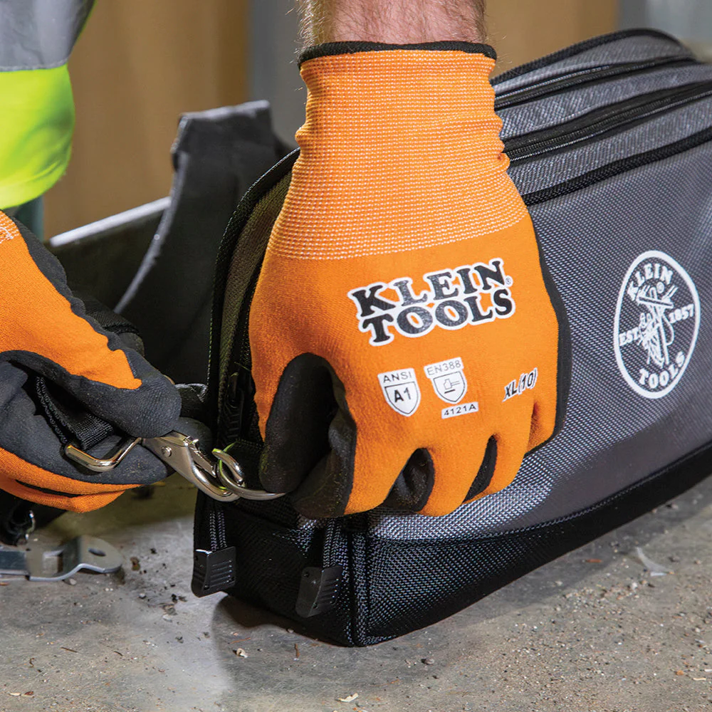 Klein Tools 55583 Double Zipper Bag, 12" x 7" - Image 12