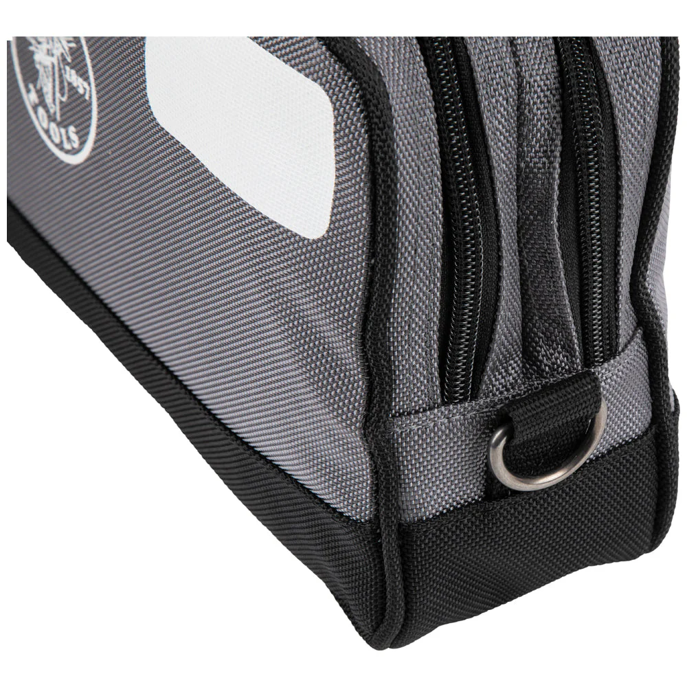 Klein Tools 55583 Double Zipper Bag, 12" x 7" - Image 4