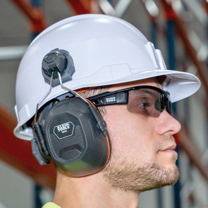 Klein Tools 60532 Hard Hat Earmuffs for Cap Style and Safety Helmets - Image 5