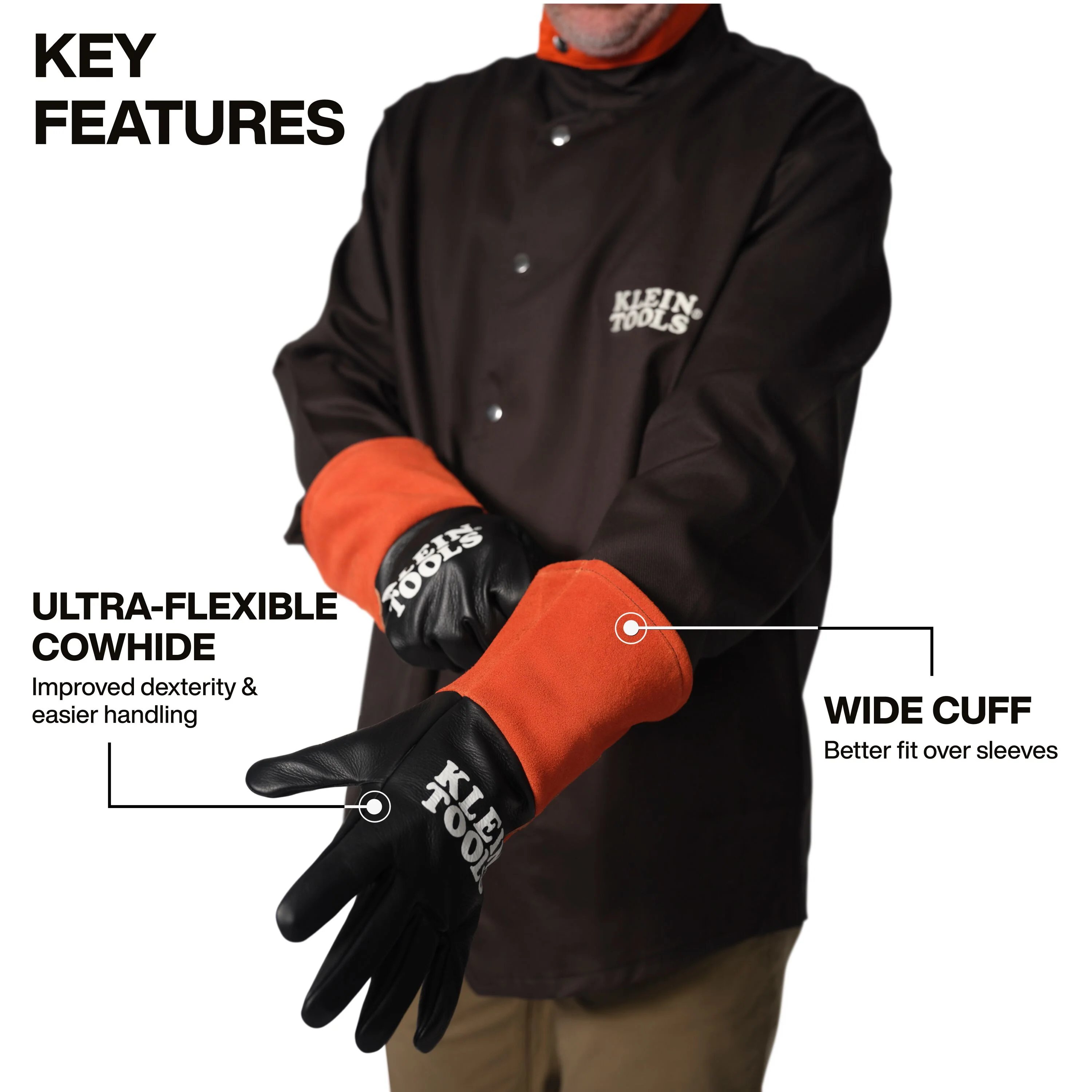 Klein Tools 60912 TIG Welding Gloves, Large - Image 2