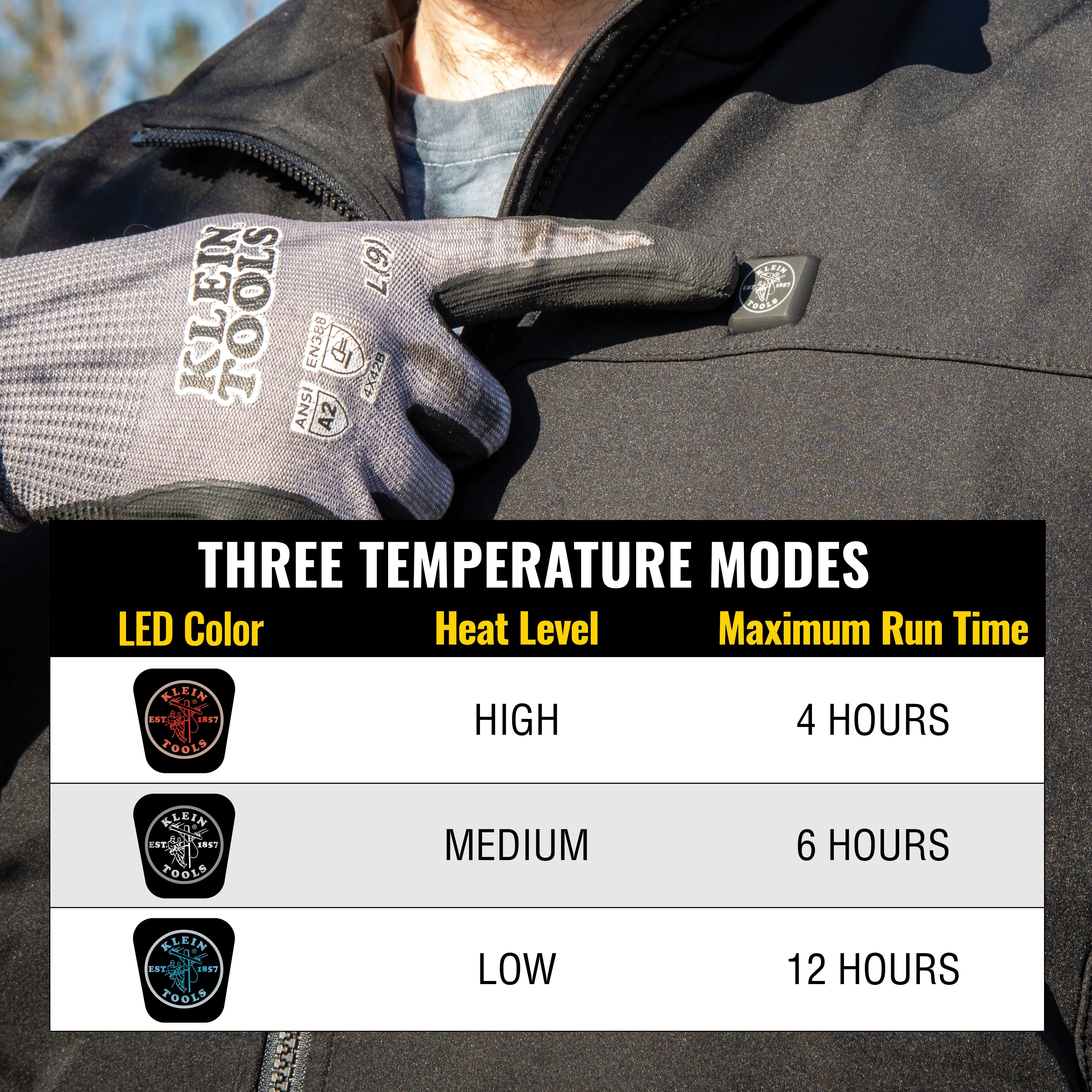 Klein Tools 60954 Heated Base Layer Vest, Large - Image 4