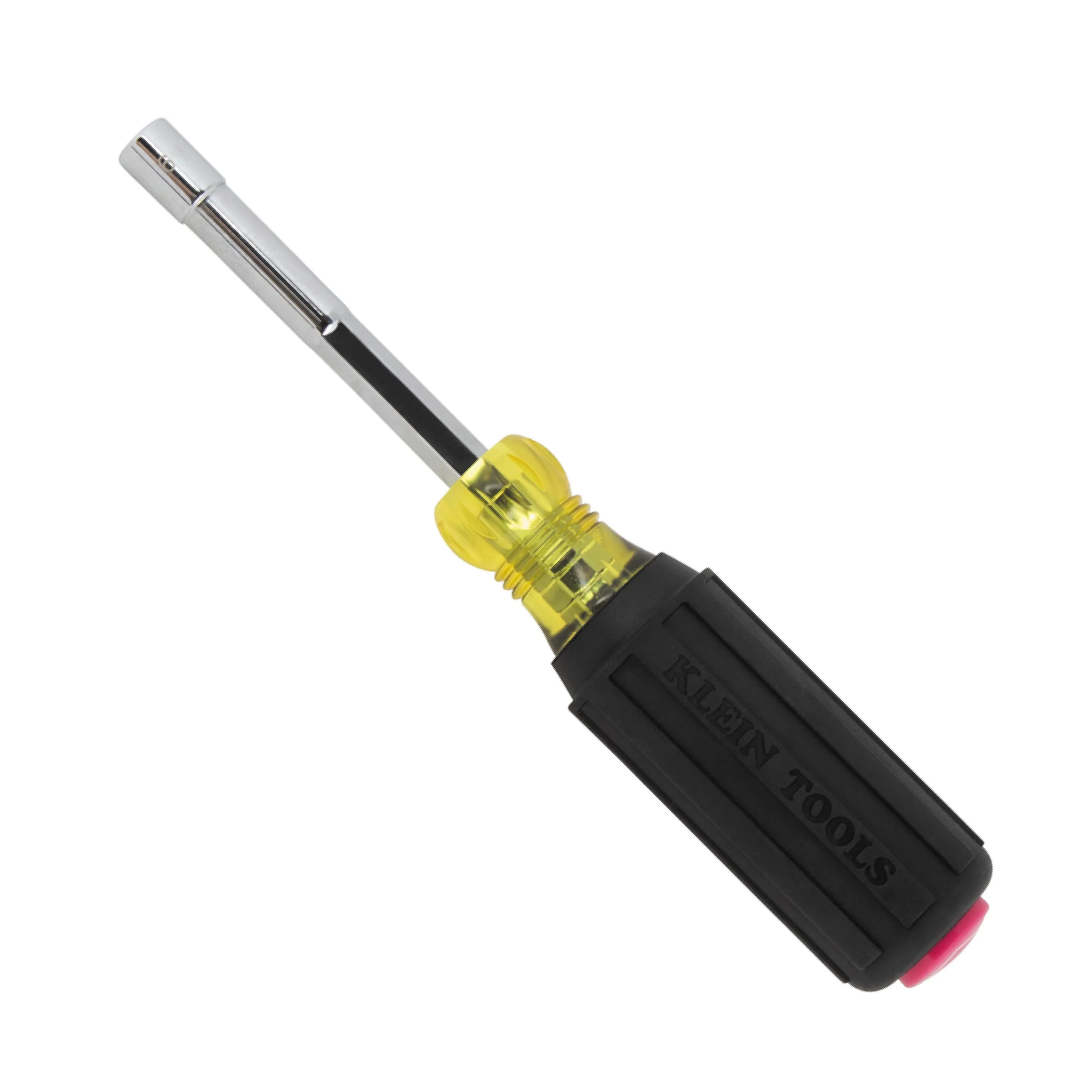 Klein Tools 65406MAGM Metric Magnetic Color-Coded Nut Driver, Heavy-Duty Hollow-Shaft, 6 mm