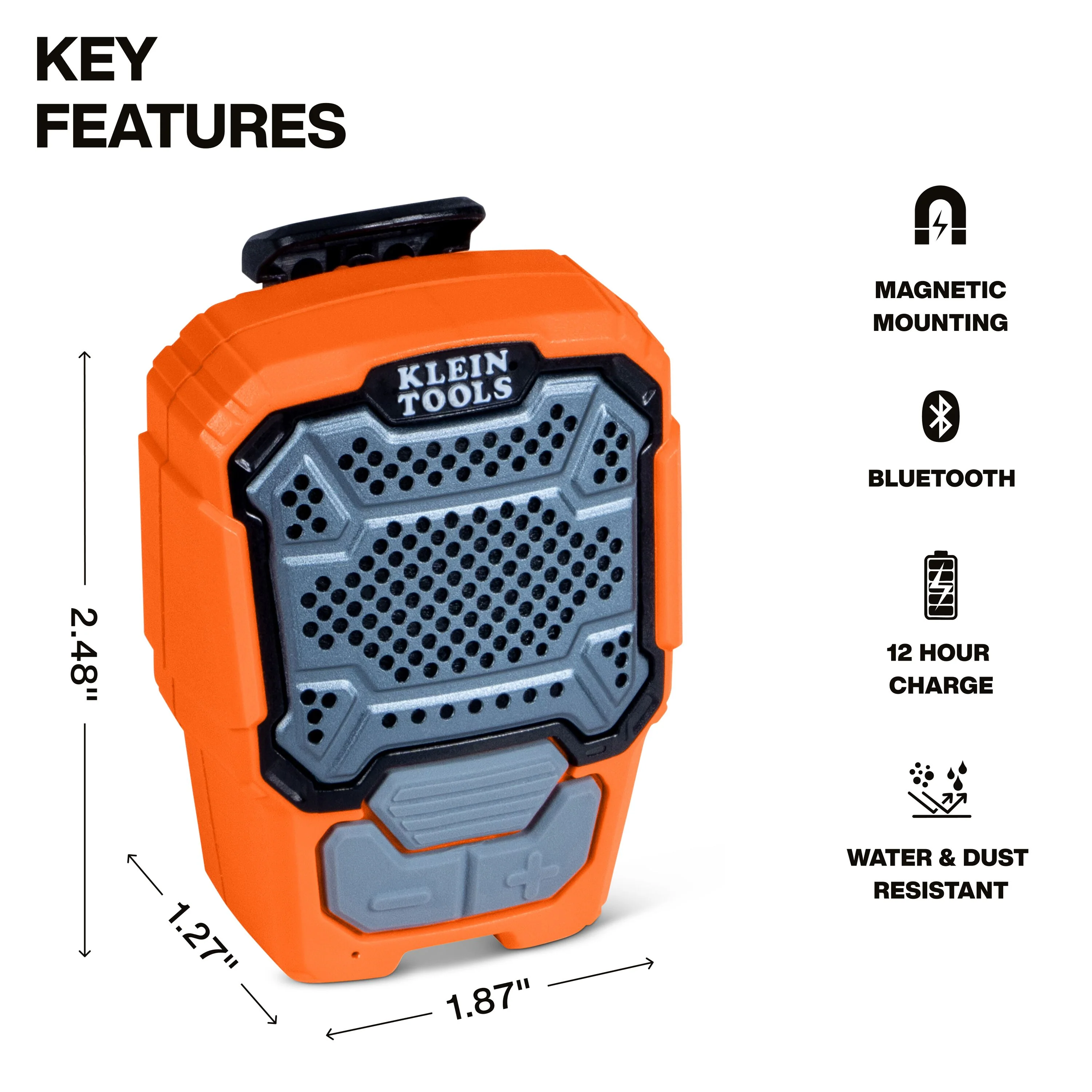 Klein Tools AEPWS1 Wearable Bluetooth Speaker - Image 2